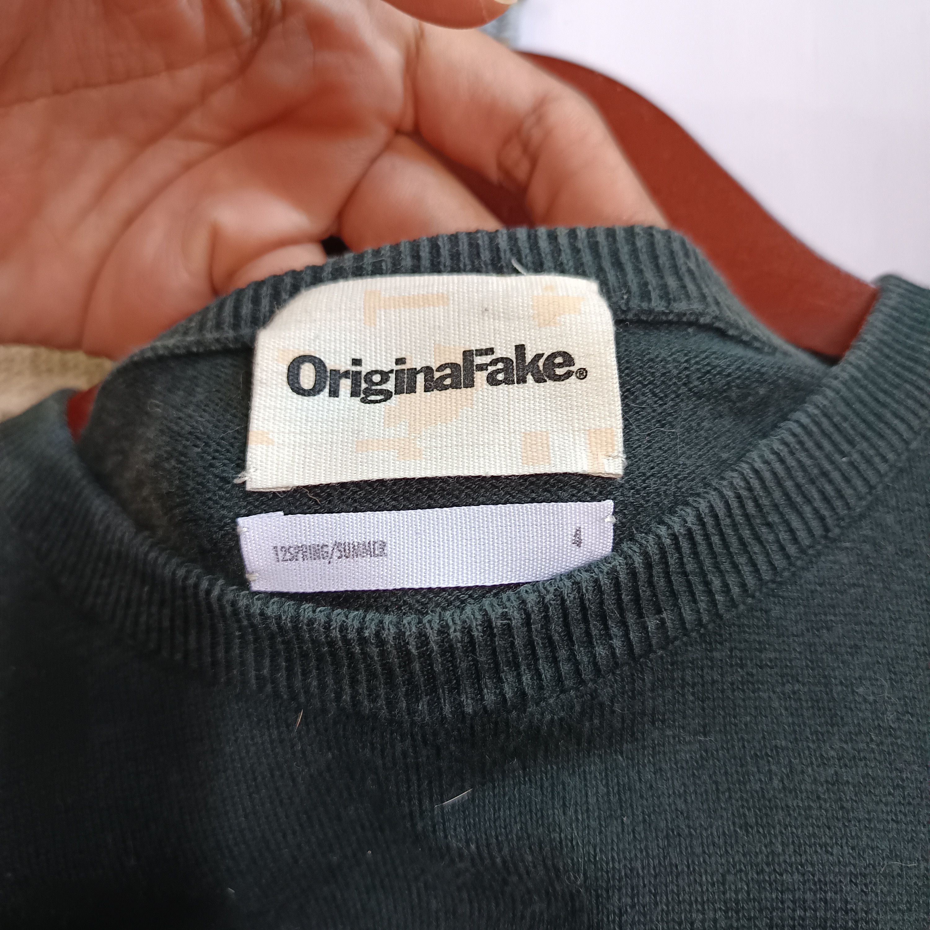 Original Fake ORGINAL FAKE BIG X KNITT SWEATER Size US XL / EU 56 / 4 - 3 Thumbnail