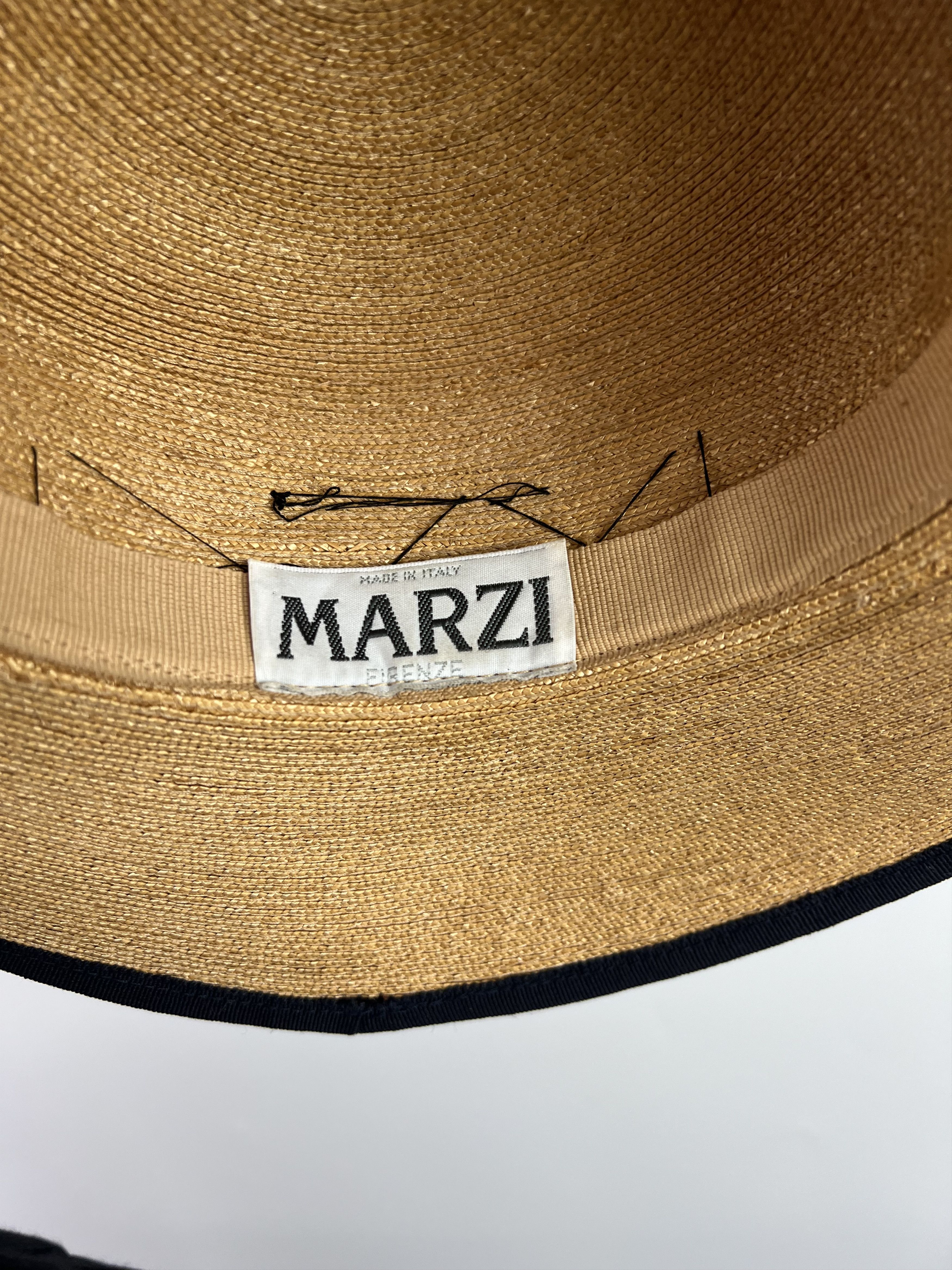 Designer × Vintage Marzi Firenze Straw Hat One Size Size ONE SIZE - 8 Thumbnail
