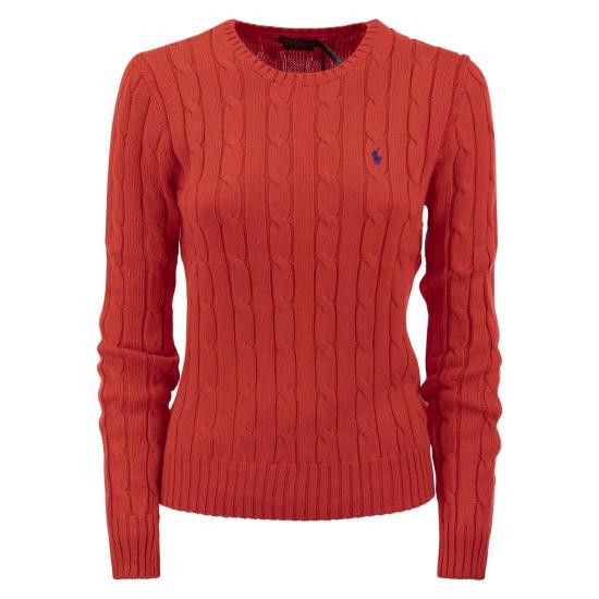 Polo Ralph Lauren POLO RALPH LAUREN Women Sweater 211891640 RED Size S / US 4 / IT 40 - 1 Thumbnail