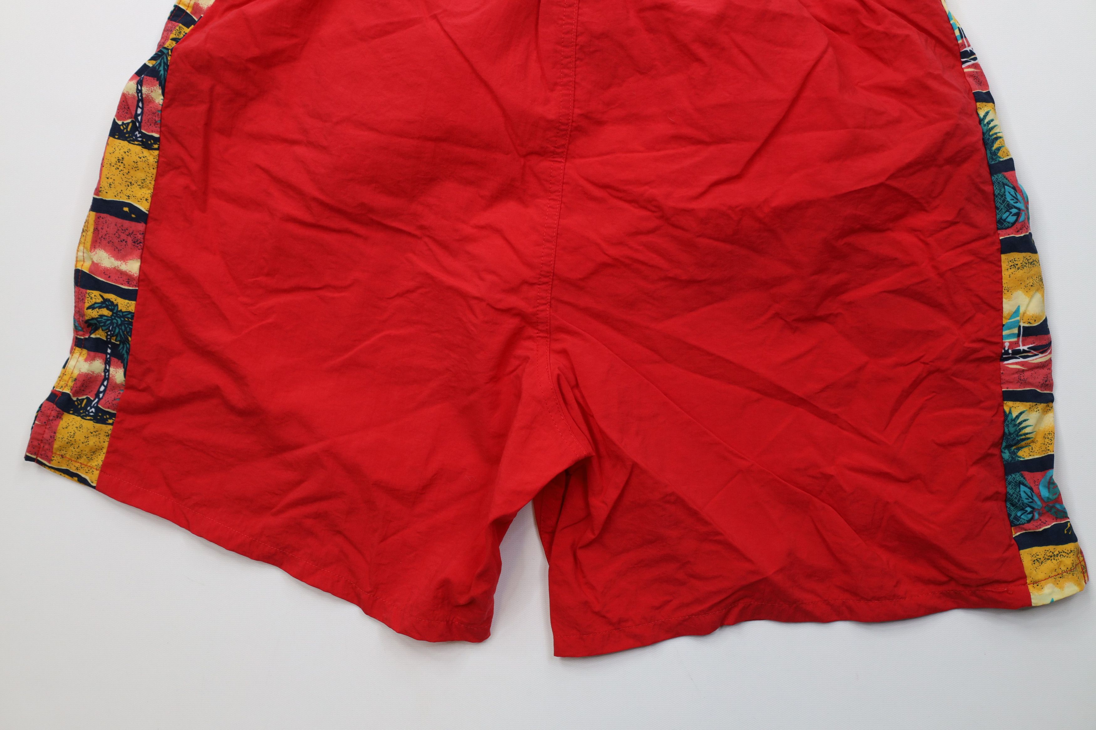 Vintage Vintage 90s Streetwear Surfing Beach Lined Shorts Trunks Size US 36 / EU 52 - 11 Thumbnail