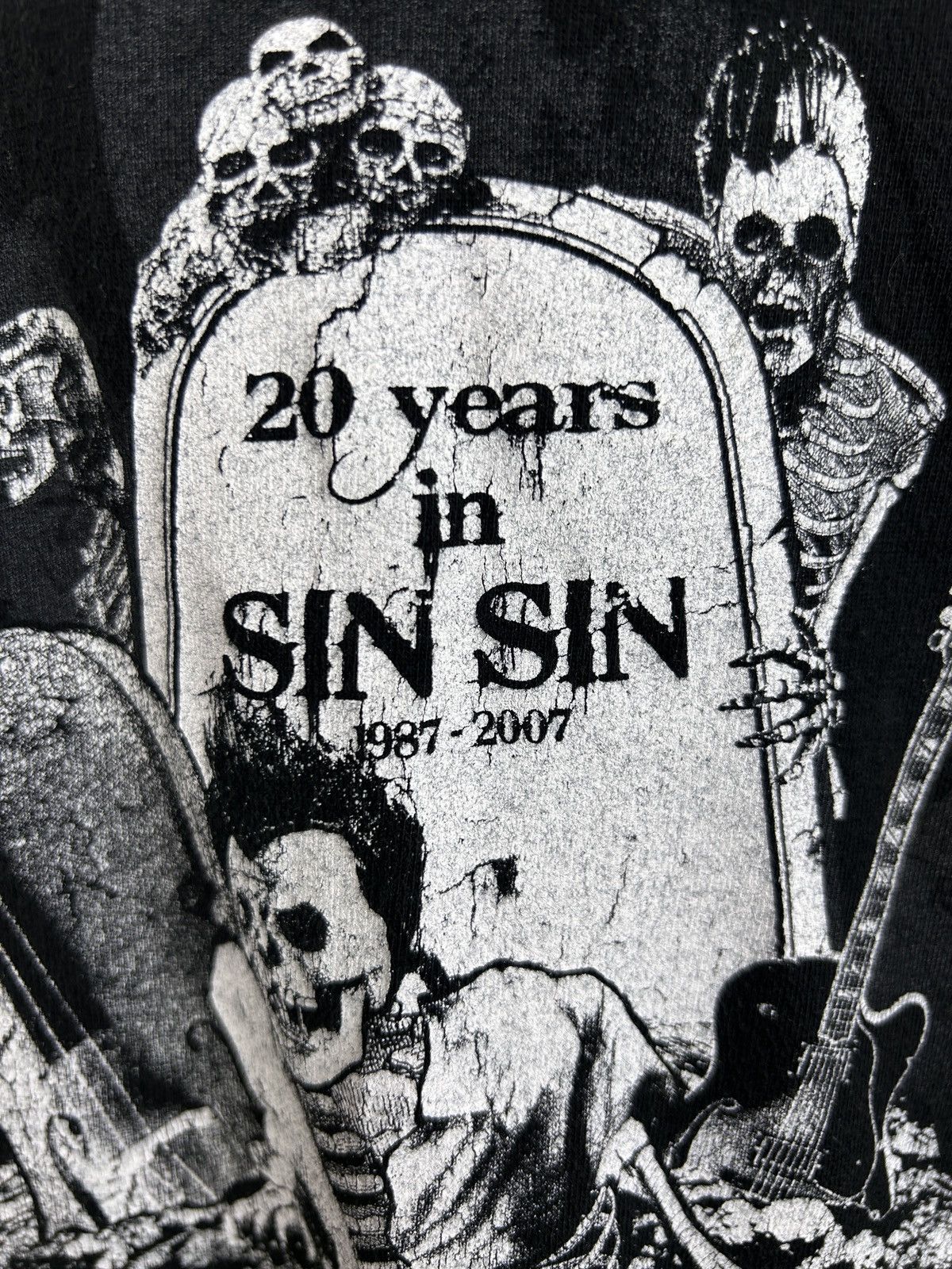 Band Tees 00s Vintage Mad Sin Band 20 Years In Sin Sin Album Tee Size US L / EU 52-54 / 3 - 3 Thumbnail