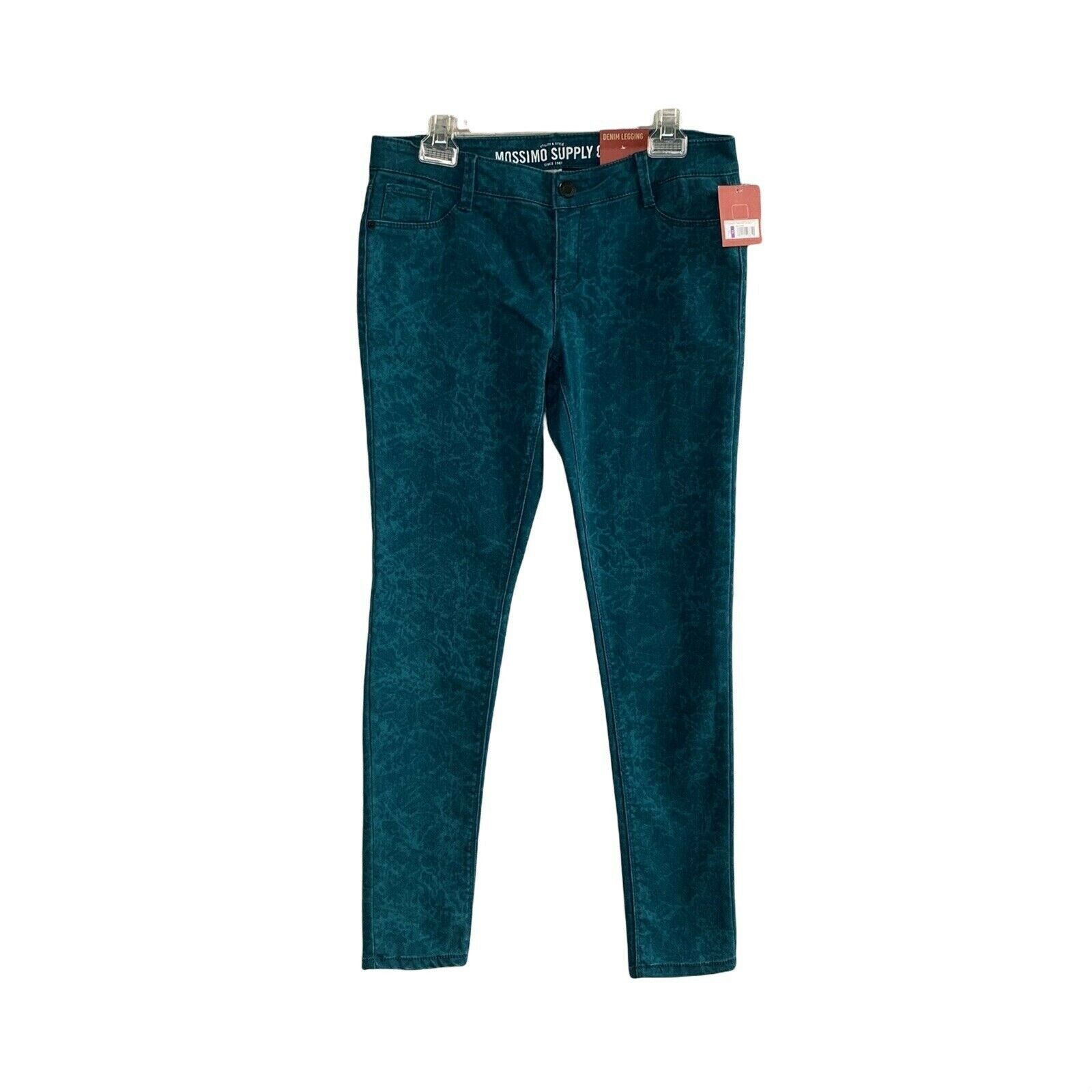 Mossimo MOSSIMO SUPPLY CO. Denim green Jeggings Size 11 Size 33" - 10 Thumbnail