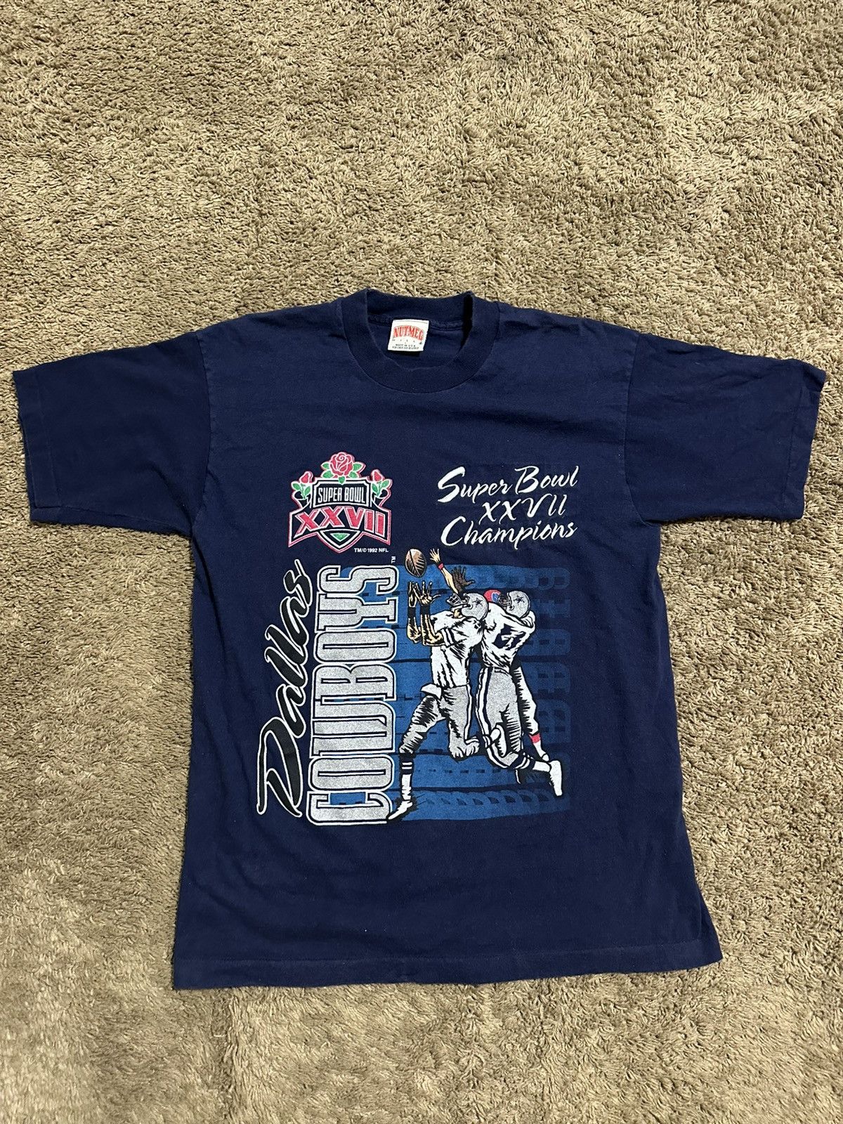 NFL × Vintage Vintage NFL Dallas Cowboys “Super” shirt 90s size Large Size US L / EU 52-54 / 3 - 1 Thumbnail