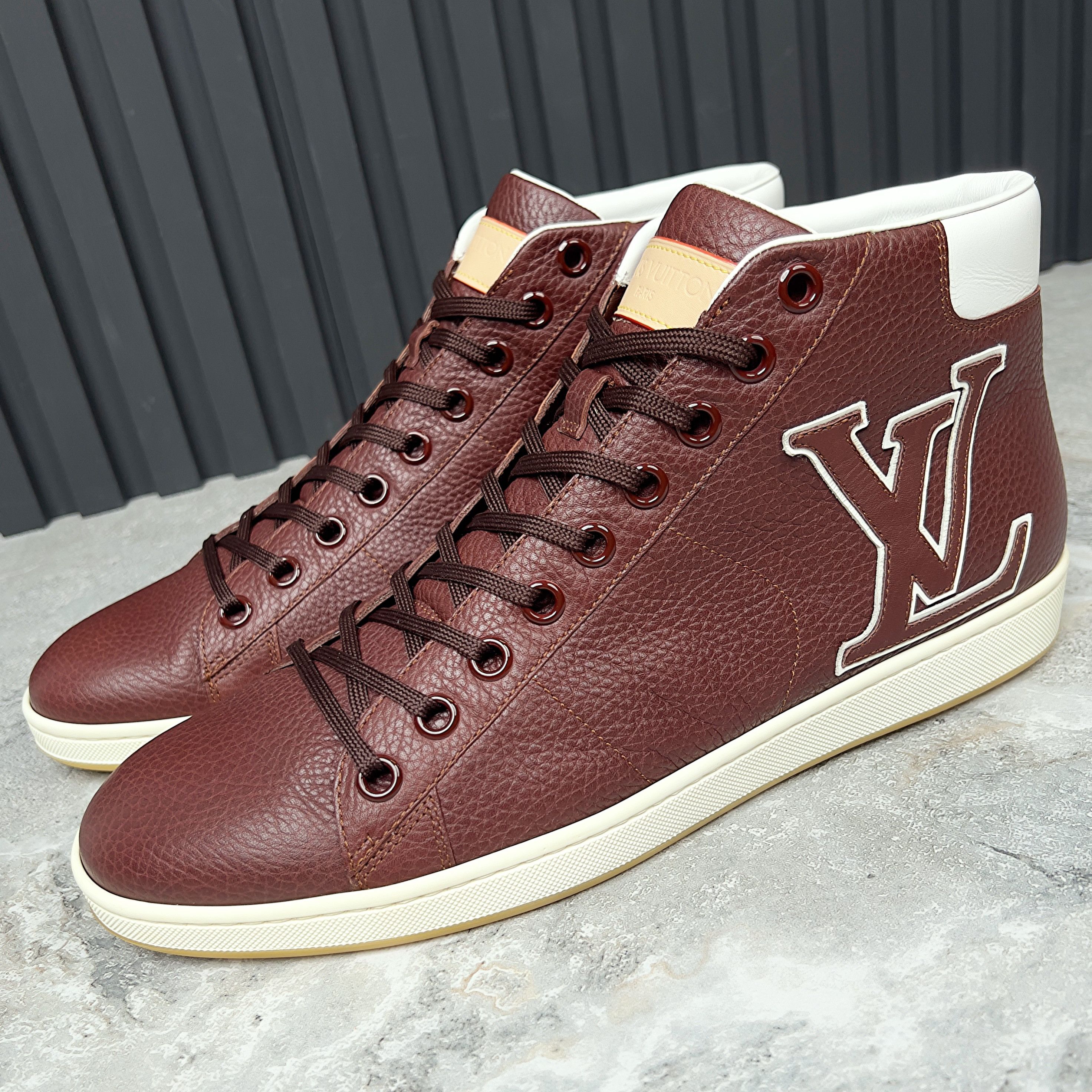 Louis Vuitton Surfside Fasbball Sneakers Graine Leather Size US 10 / EU 43 - 4 Thumbnail