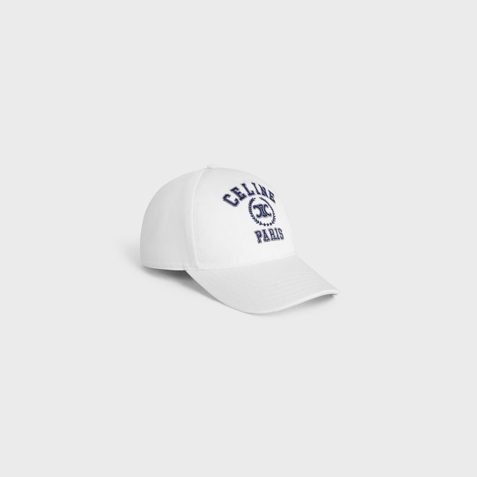 Celine Celine Logo Paris Cotton Hat Size S Size ONE SIZE - 1 Thumbnail