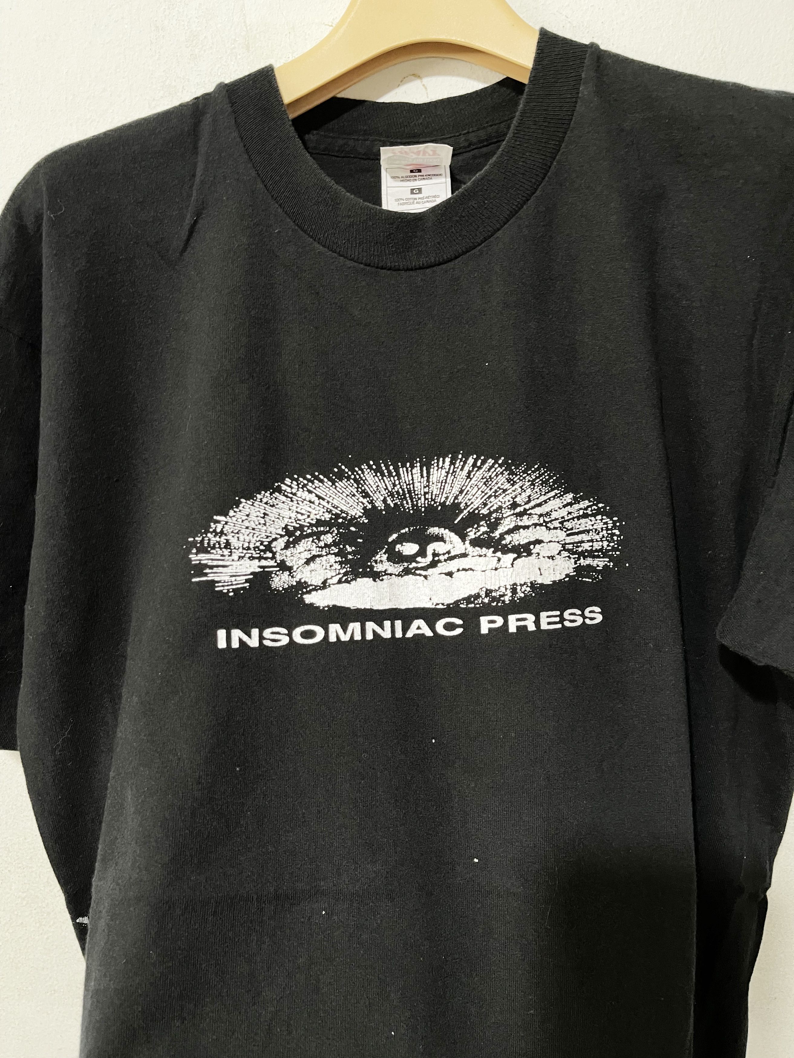 Sci-Fi Fantasy × Vintage Vintage 90s Insomniac Press Shirt Size US L / EU 52-54 / 3 - 2 Thumbnail