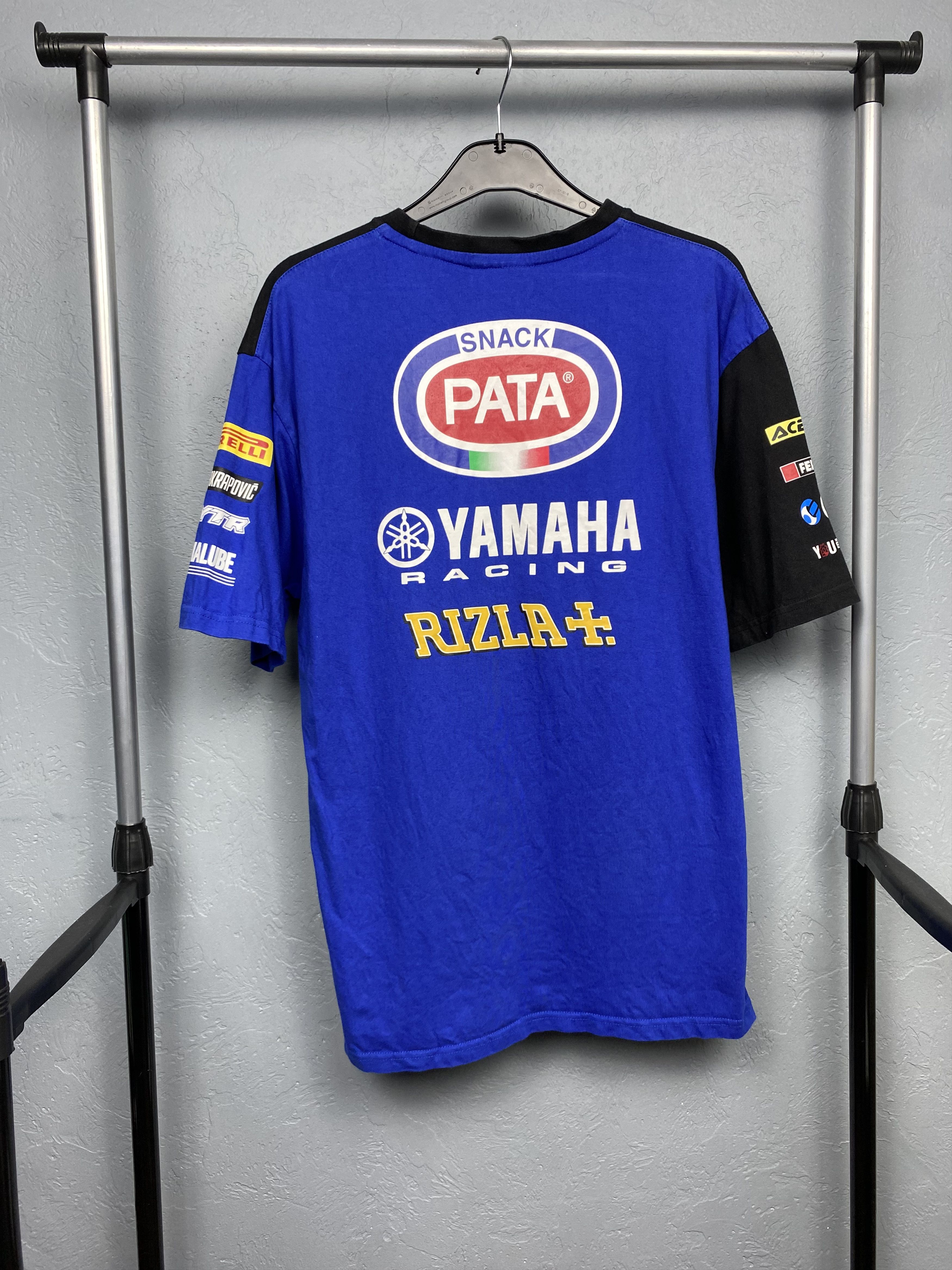 Japanese Brand Yamaha Racing Team Vintage Mens Crew Neck T-Shirt Size US XL / EU 56 / 4 - 9 Thumbnail