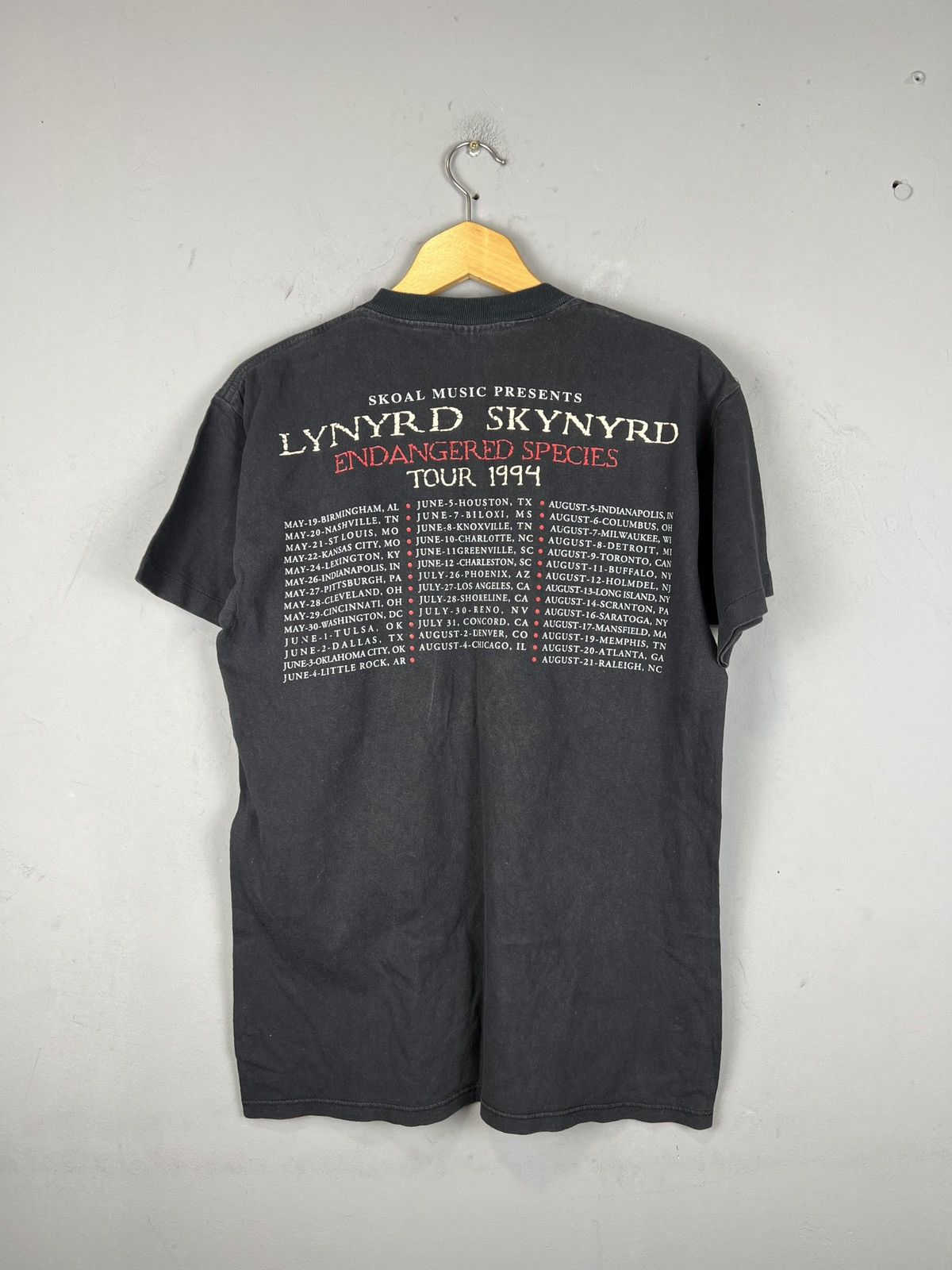 Band Tees Vintage 1994 Lynyrd Skynyrd Endangered Species tee Size US L / EU 52-54 / 3 - 3 Thumbnail