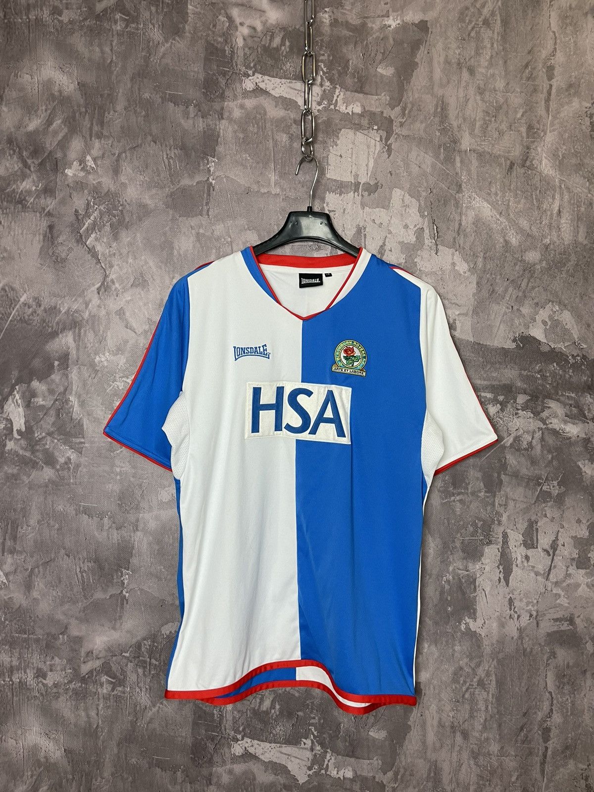 Lonsdale × Vintage 00s Vintage Longsdale x Blackburn Rovers F.C Soccer Jersey Size US S / EU 44-46 / 1 - 1 Thumbnail