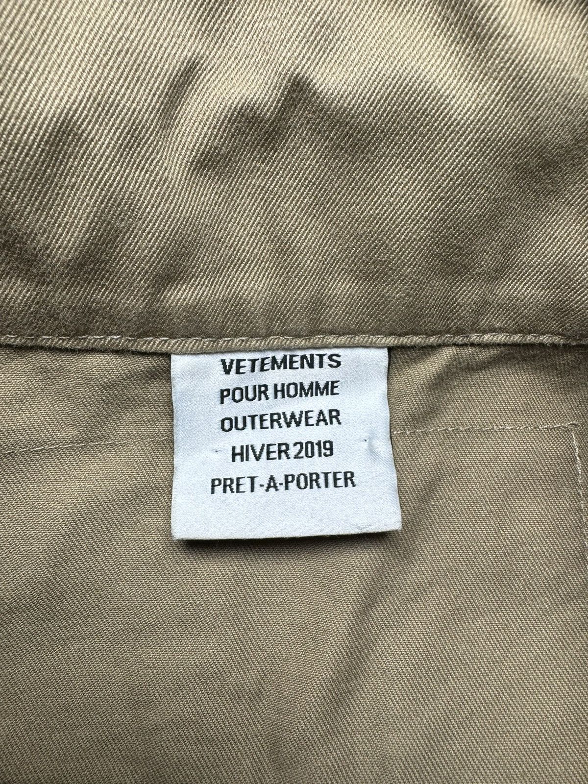 Vetements Vetements nside-out Cotton Harrington Style Jacket Size US M / EU 48-50 / 2 - 11 Thumbnail