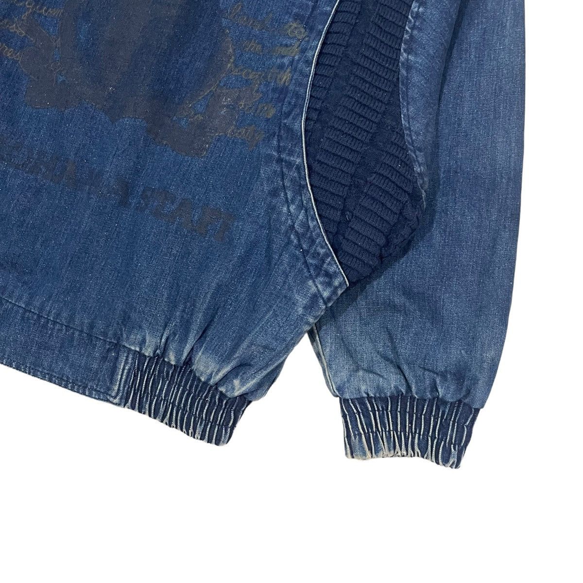 Japanese Brand Vintage HAMA-STA Denim Bomber Style Jacket Size US M / EU 48-50 / 2 - 8 Thumbnail