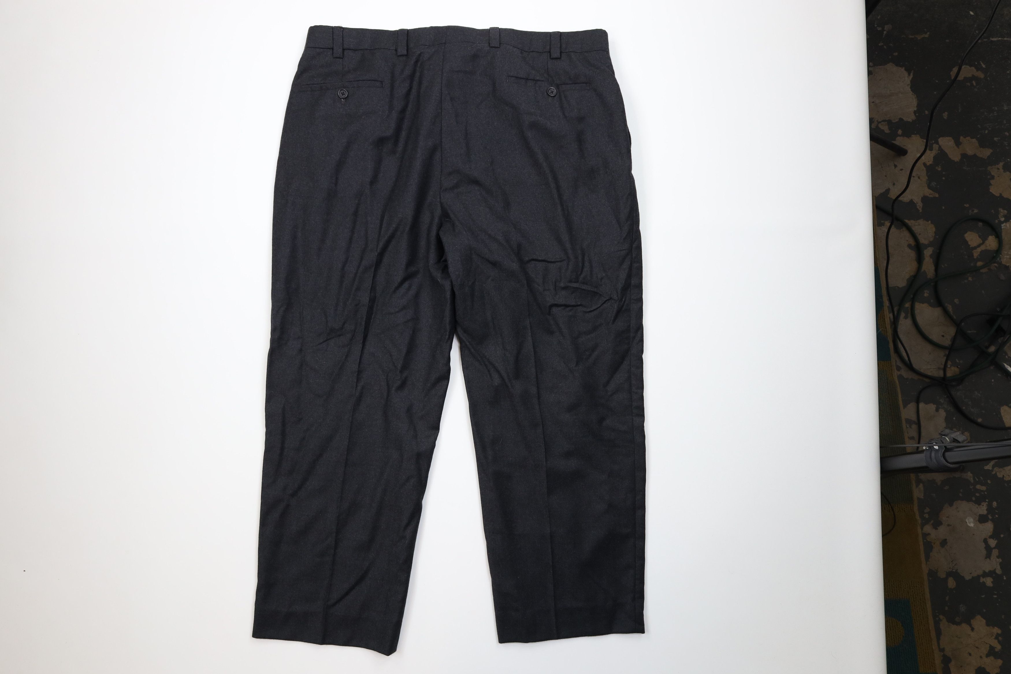 Vintage Vintage 90s Y2K Streetwear Wide Leg Chino Pants Gray Size US 40 / EU 56 - 9 Thumbnail
