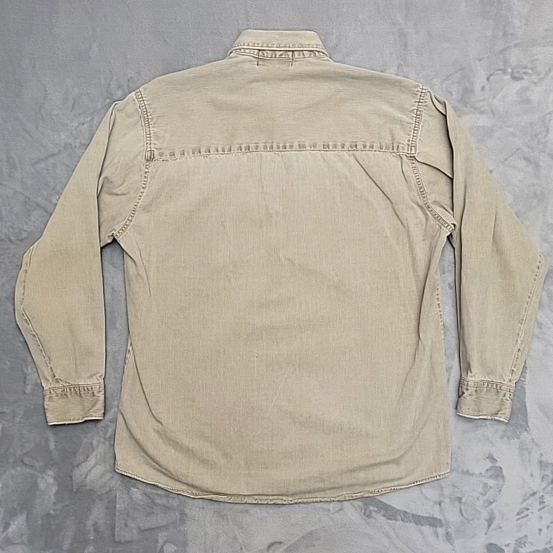 Etro VINTAGE ROCKE Gear Shirt Mens M Beige Corduroy Long Sleeve Retro 90s Classic USA Size US M / EU 48-50 / 2 - 6 Thumbnail