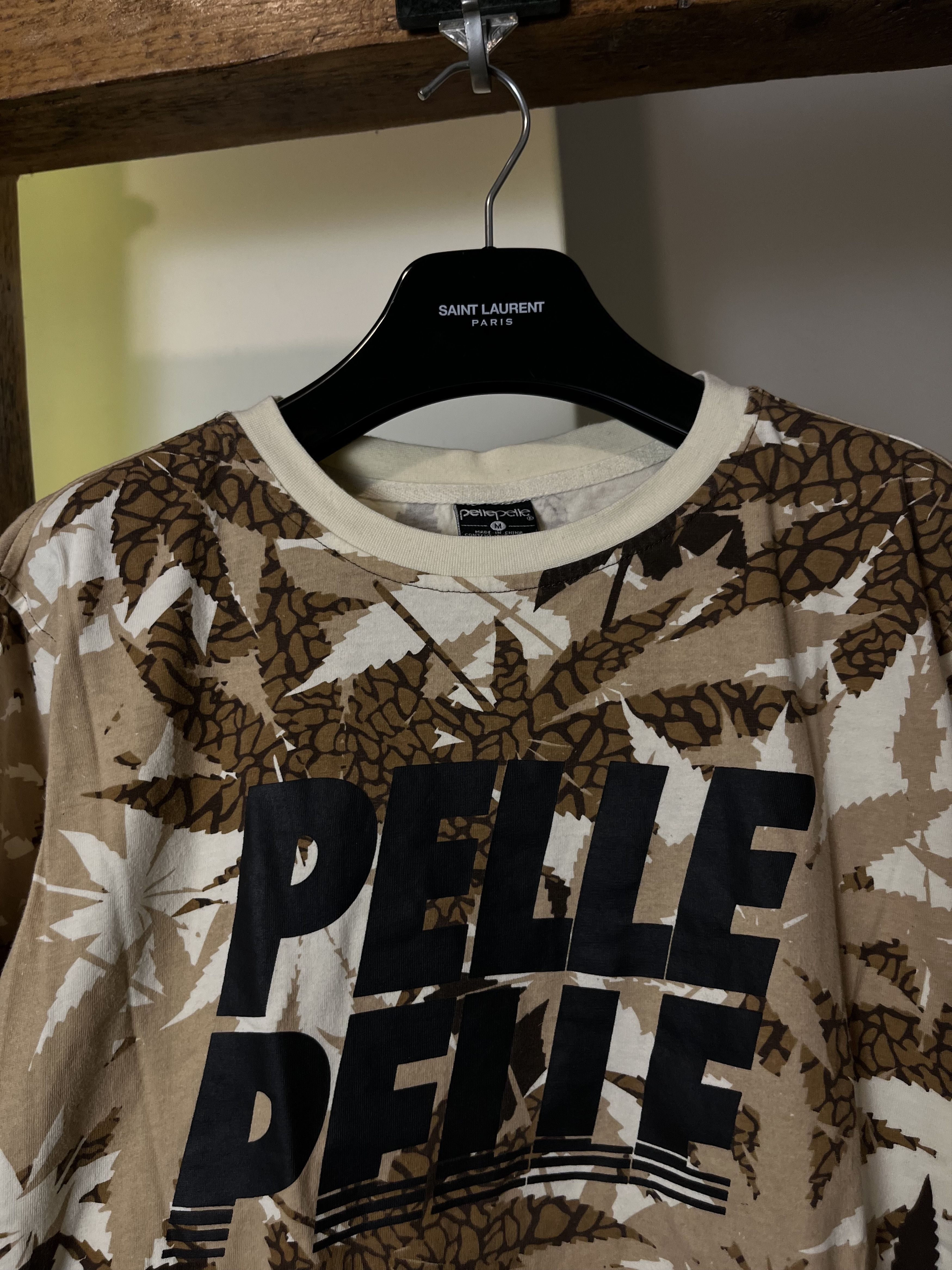 Pelle Pelle × Vintage Pelle Pelle Marijuana Leaf 420 AOP y2k Size US L / EU 52-54 / 3 - 3 Thumbnail
