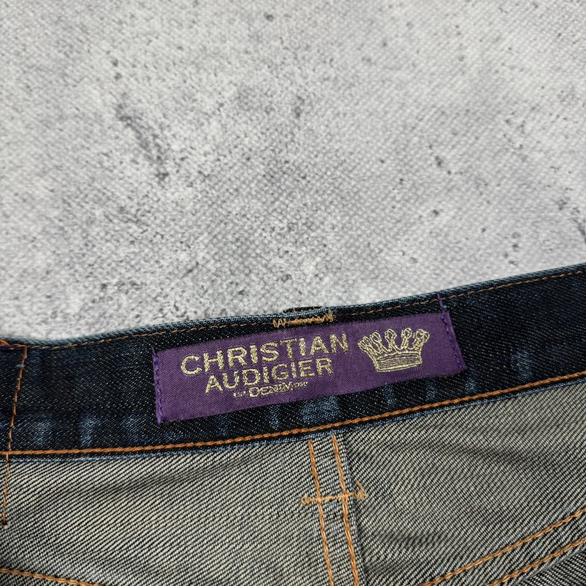 Christian Audigier × Ed Hardy RARE Christian Audigier West Coast Embroidered King Jeans Size US 34 / EU 50 - 16 Thumbnail