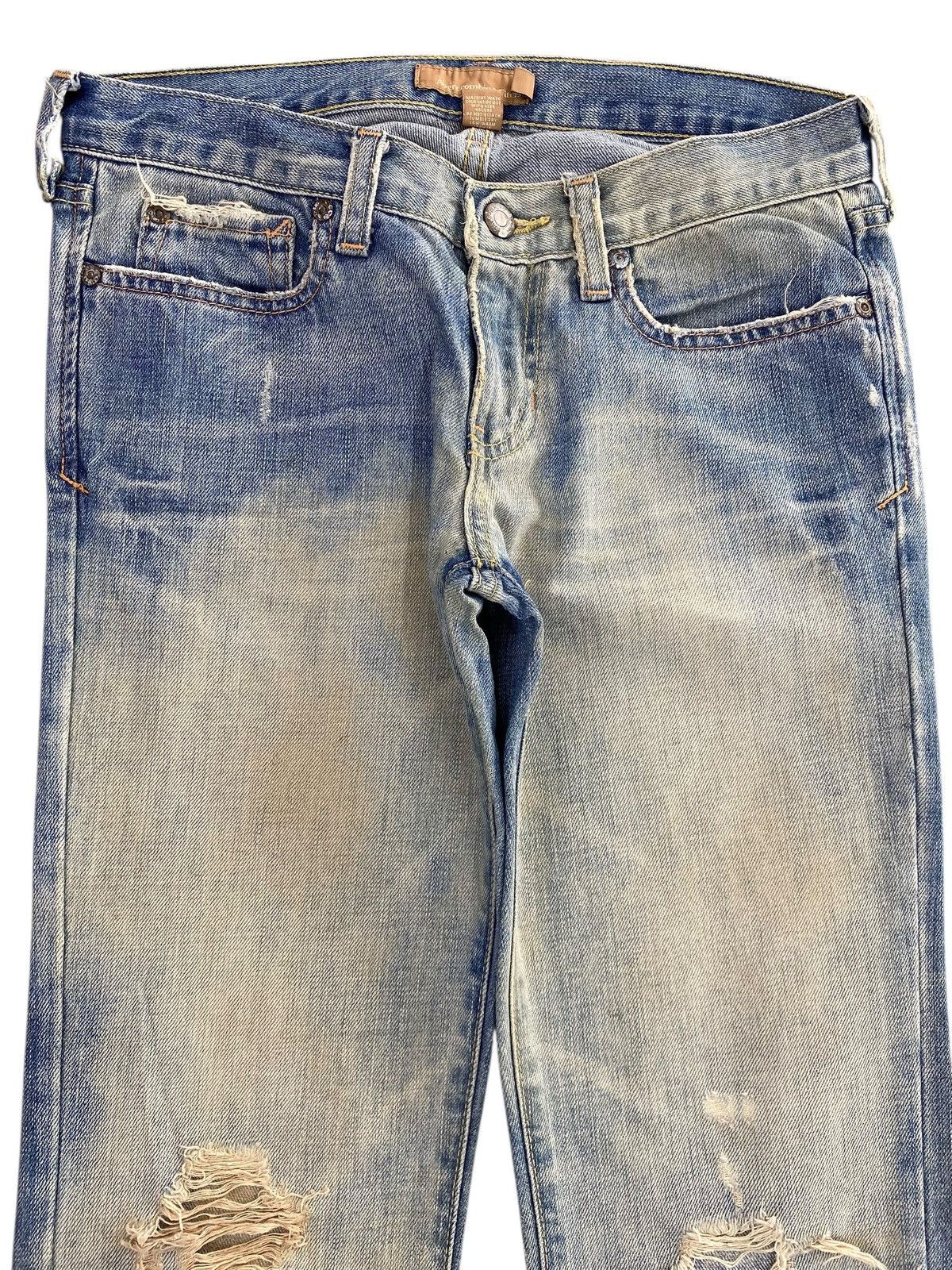 Abercrombie & Fitch Abercrombie & Fitch Mud Wash Style Flare Leg Jeans Size US 30 / EU 46 - 2 Thumbnail