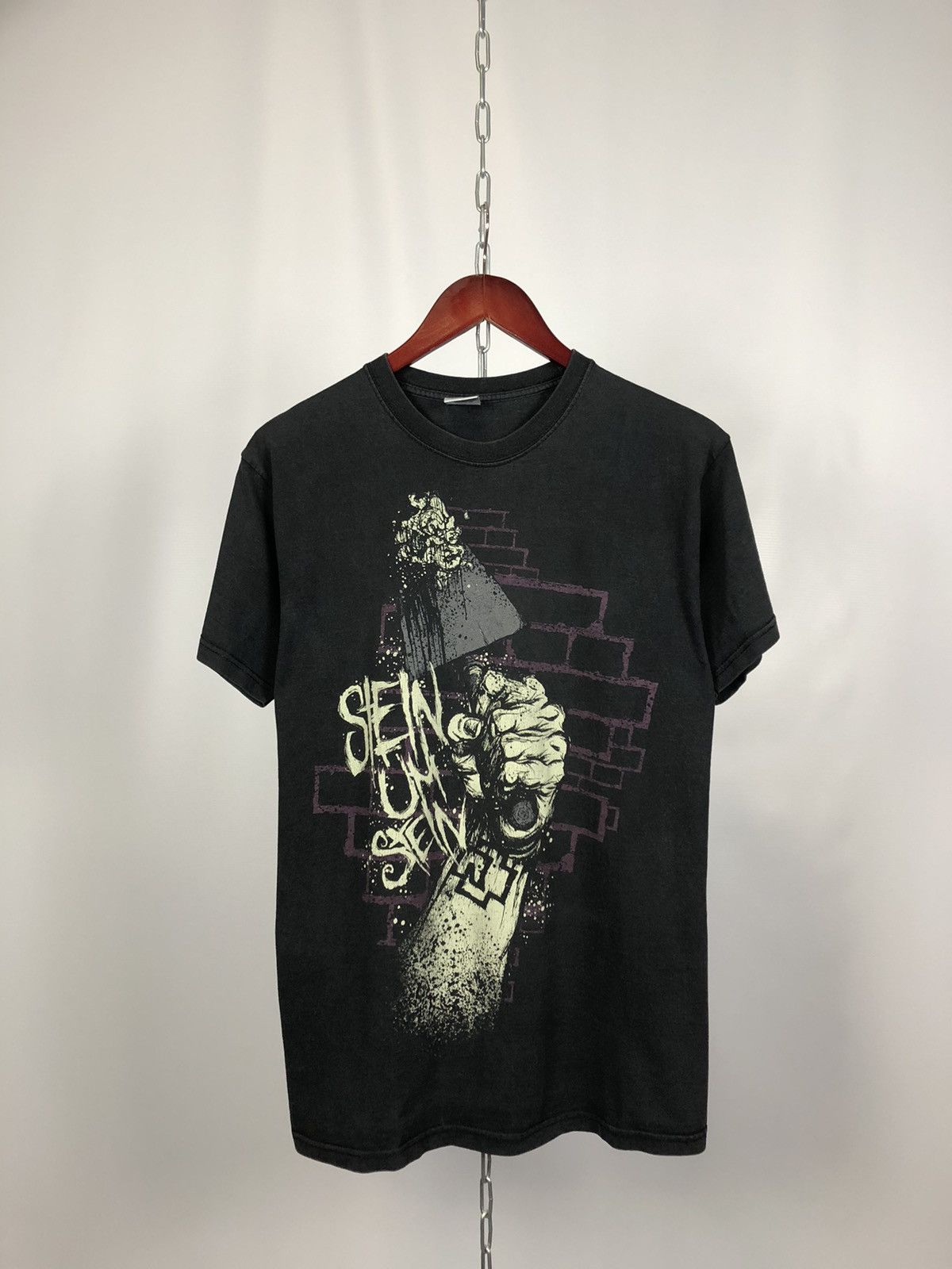 Band Tees Rammstein stein um stein 00s 2004 vintage T-shirts Size US M / EU 48-50 / 2 - 1 Thumbnail