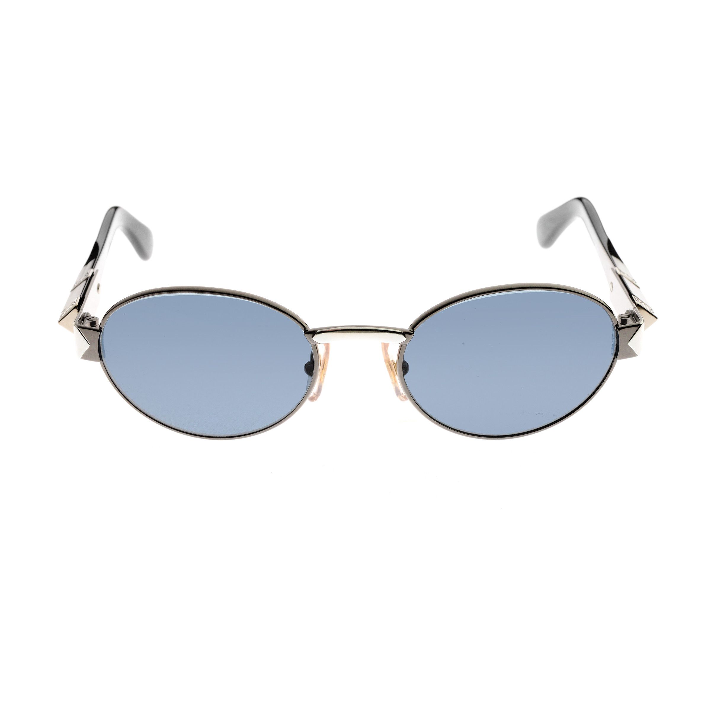Gianfranco Ferre Gianfranco Ferre 90s Classic Oval Black Sunglasses Size ONE SIZE - 1 Thumbnail
