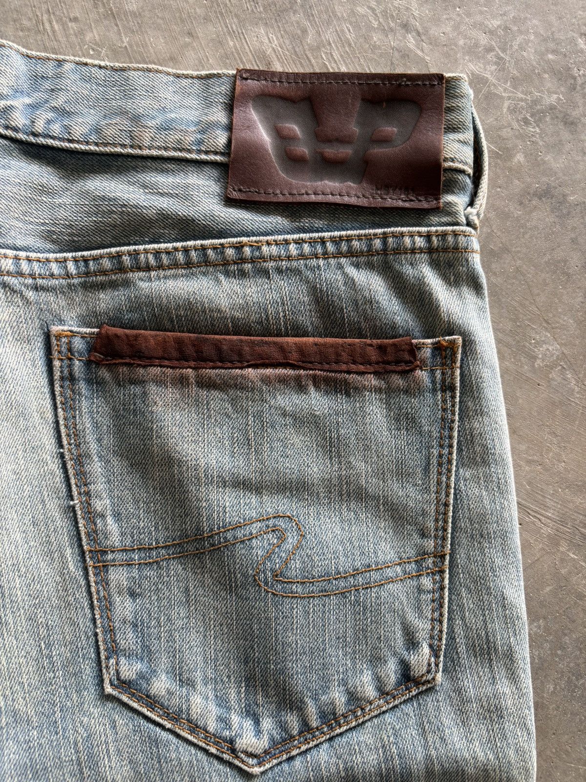 If Six Was Nine distressed flare patchwork bonds & peace japanese punk Size US 34 / EU 50 - 14 Thumbnail