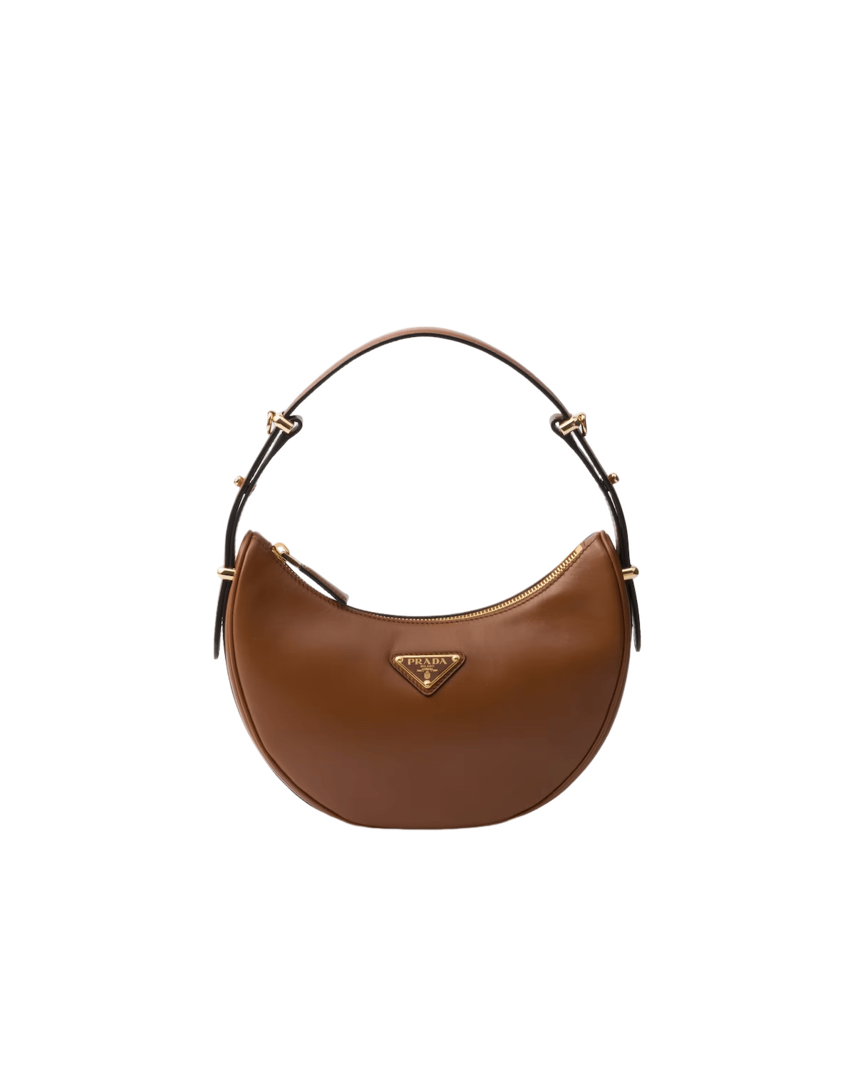 Prada PRADA Arque Small $2850 Cognac Leather Bag Size ONE SIZE - 1 Thumbnail
