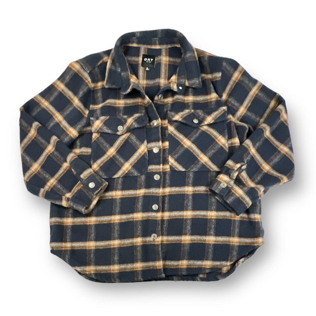Other Oat Flannel Shacket Shirt Size Extra Large Size XL / US 12-14 / IT 48-50 - 1 Thumbnail