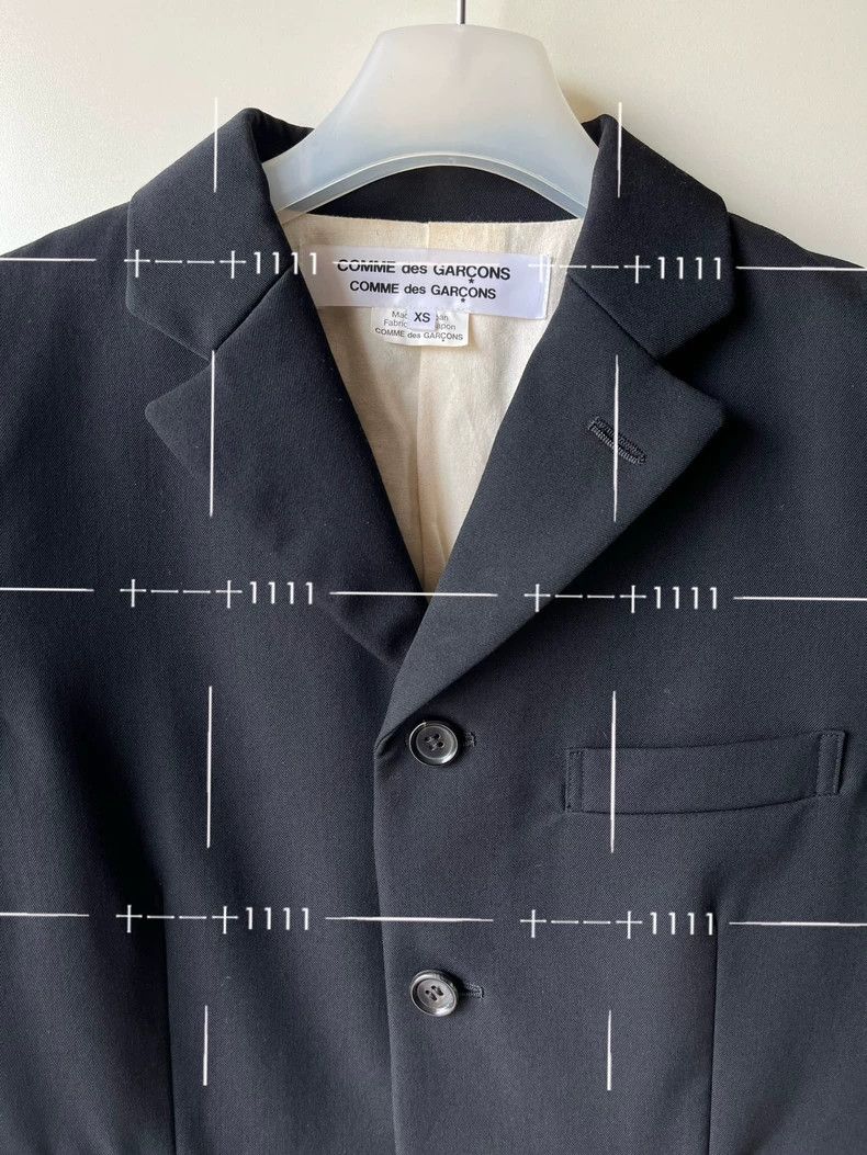 Comme des Garcons Comme Des Garcons Serrated knife cut irregular wool coat s Size XS / US 0-2 / IT 36-38 - 5 Thumbnail