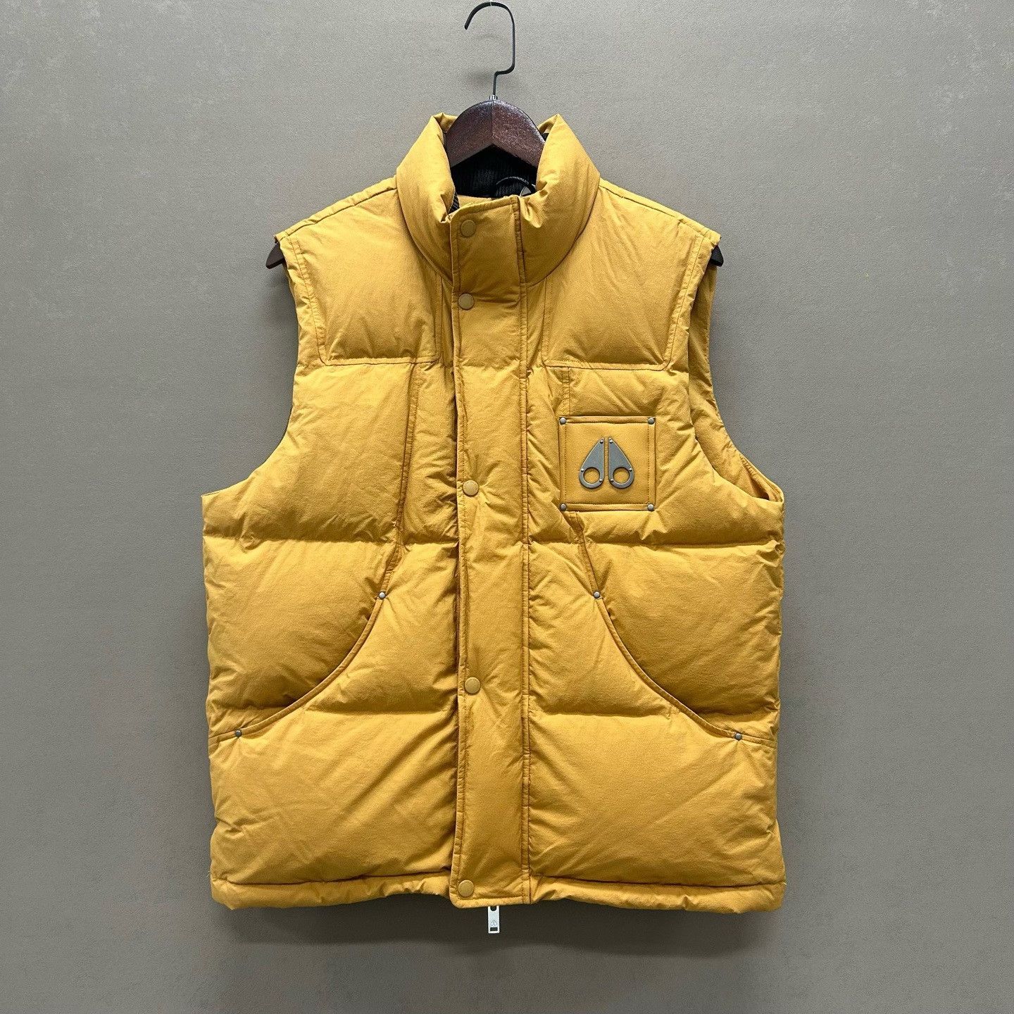 Moose Knuckles Yellow Down Vest Size S