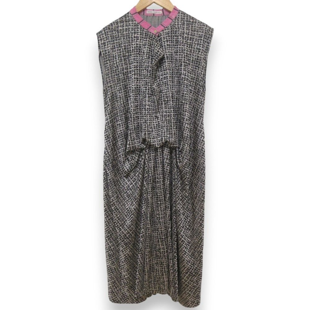 Other Other Akane Utsunomiya Tweed Print Dress Others Dresses SAI-FCT67-2002 DUTY FREE for USA Size ONE SIZE - 1 Thumbnail