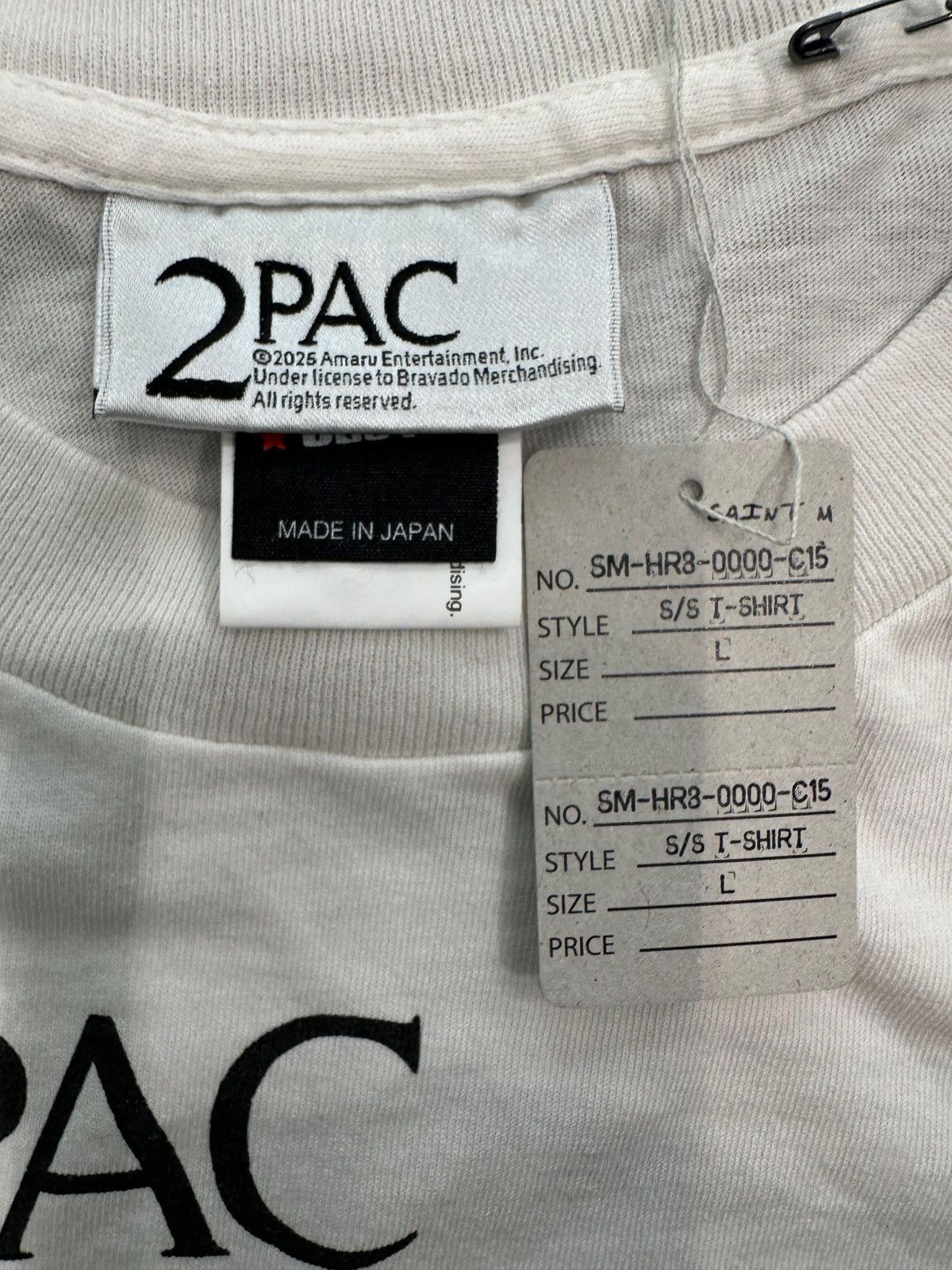 Saint Michael SAINT Mxxxxxx - 2Pac Tee White Size US XL / EU 56 / 4 - 6 Thumbnail