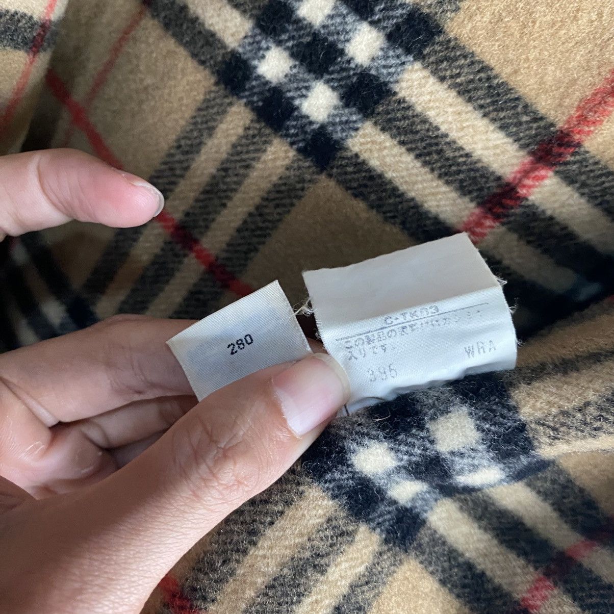 Burberry Prorsum Vintage Burberrys Prorsum Wool & Cashmere Coat Nova Check Size US L / EU 52-54 / 3 - 16 Thumbnail