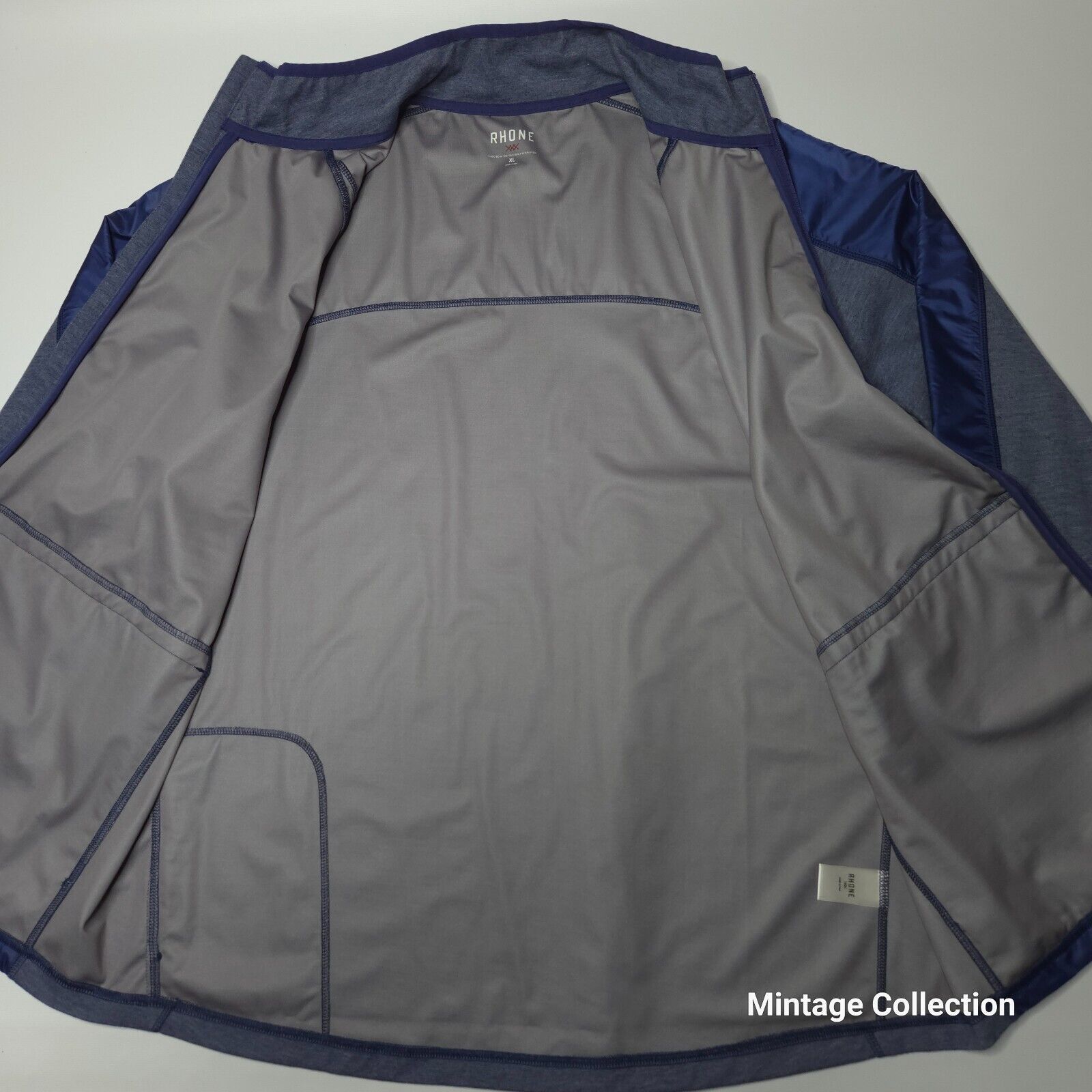 Rhone Rhone Tech Terry Full Zip Track Jacket Tasman Blue Gray XL Size US XL / EU 56 / 4 - 5 Thumbnail