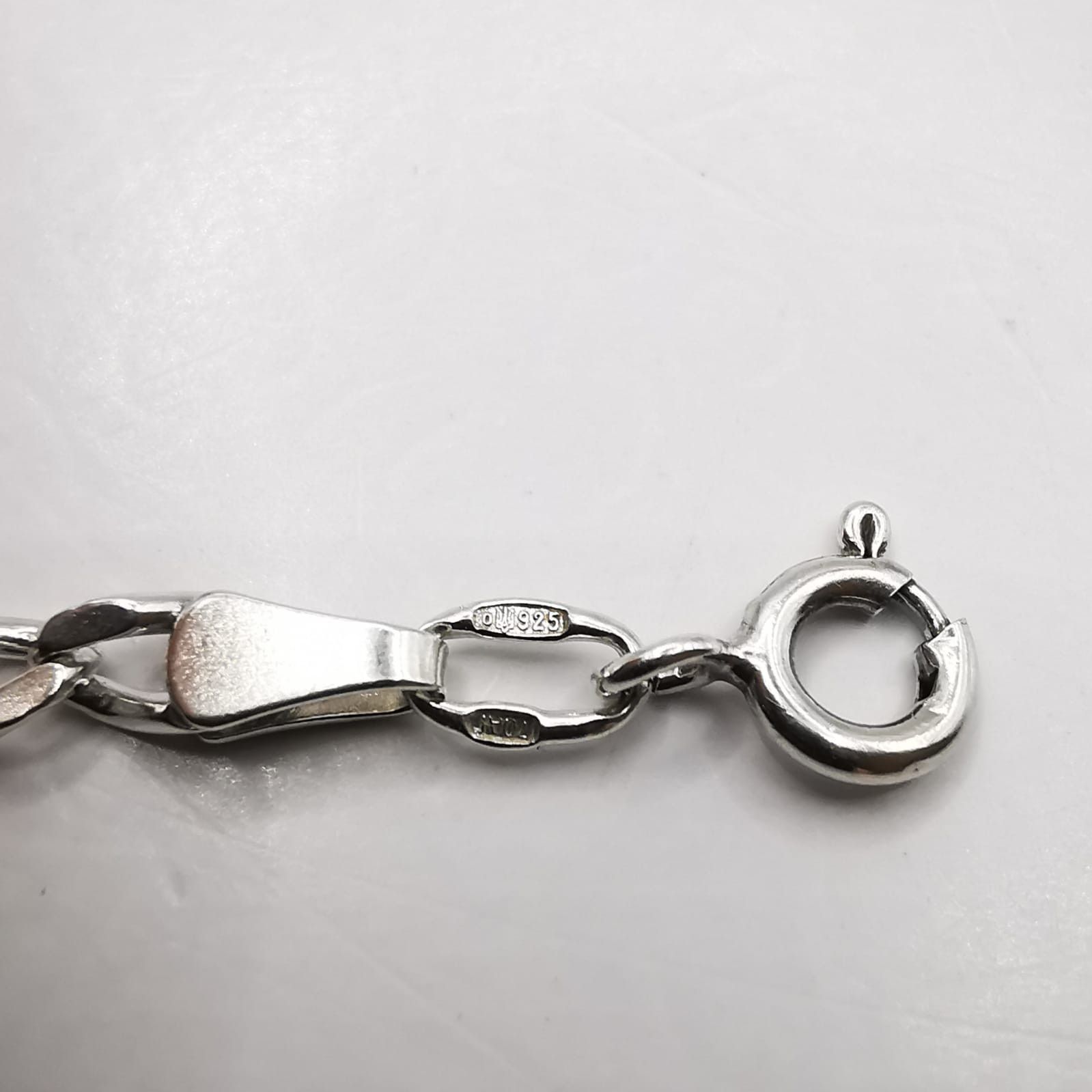 Sterling Silver Vintage Chain Necklece,925 Sterling Silver,Signed , 11,24g Size ONE SIZE - 3 Thumbnail
