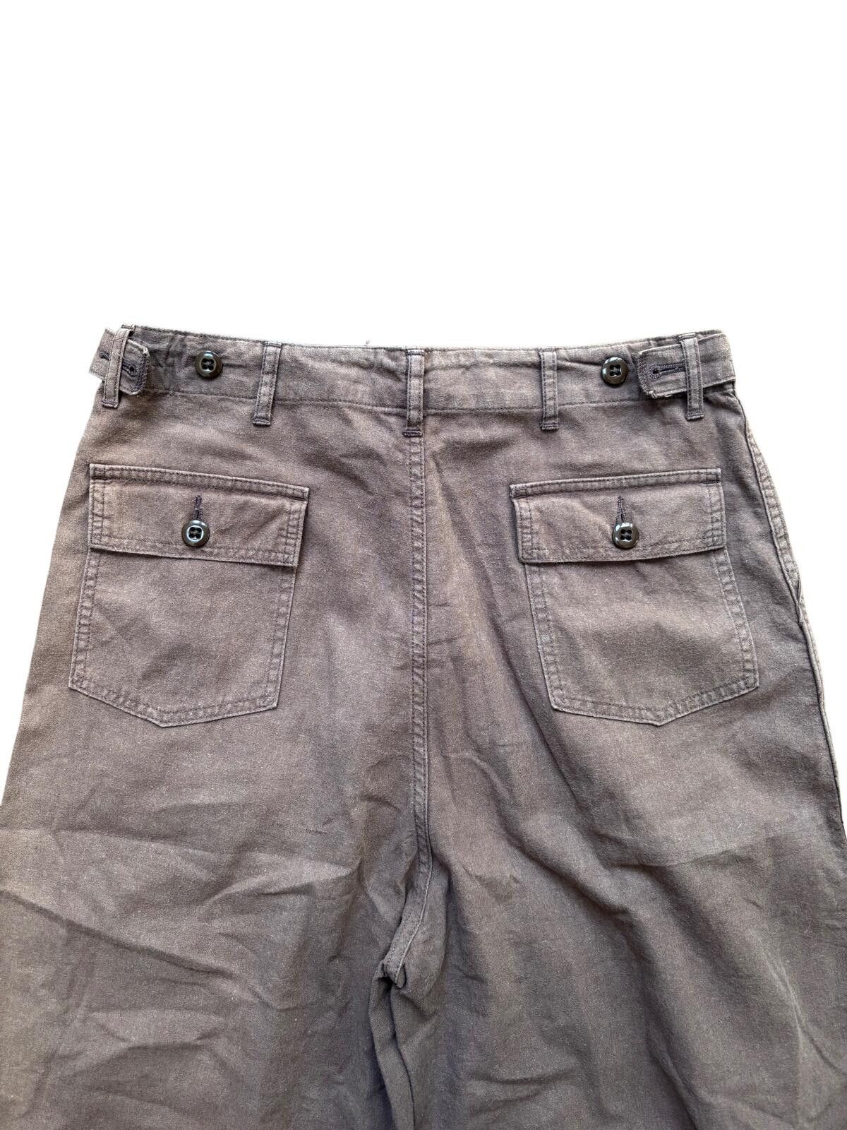 Needles Needles H.D. Fatigue Pants Knee Length Brown S Size US 31 - 4 Thumbnail