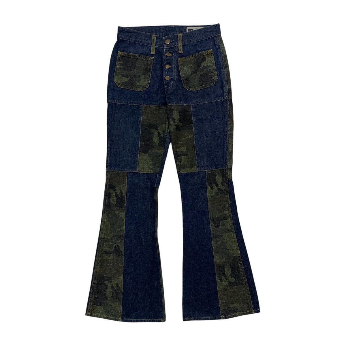 Hysteric Glamour ORIGINAL MADE IN JAPAN FLARED BUSH PANT CAMOUFLAGE RARE Size US 28 / EU 44 - 1 Thumbnail