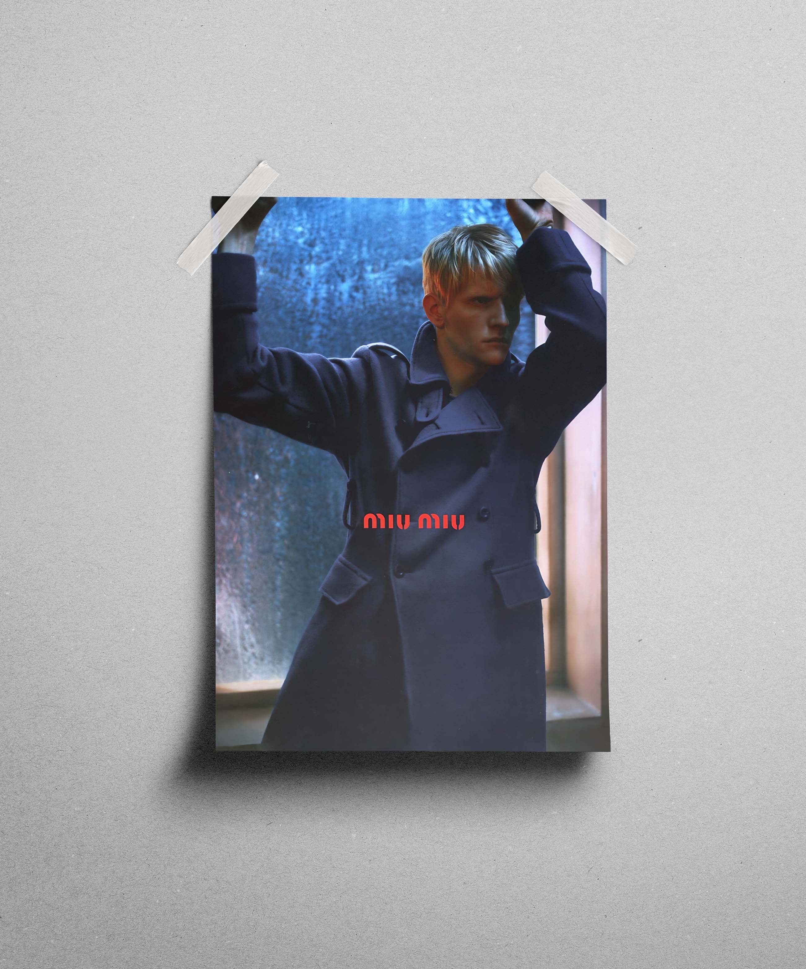 Miu Miu 1999 Miu Miu Coat Jacket Poster Magazine Vintage 1999 Book Size ONE SIZE - 3 Thumbnail