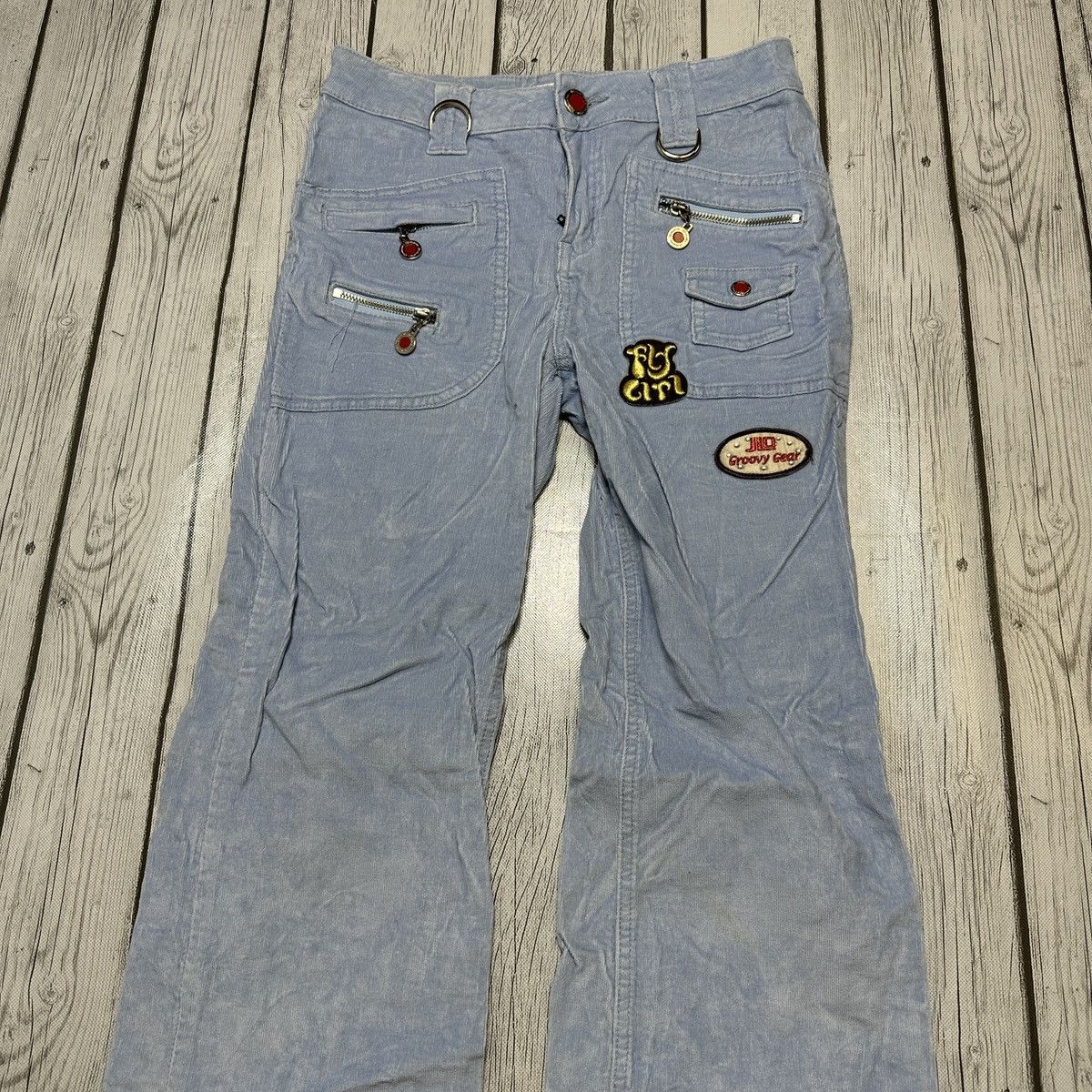 Jennifer Lopez × Vintage Vintage J Lo Groovy Gear pants Size 28" / US 6 / IT 42 - 3 Thumbnail