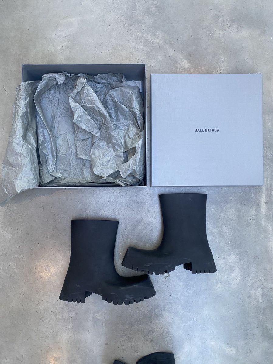 Balenciaga Rubber Trooper Boots