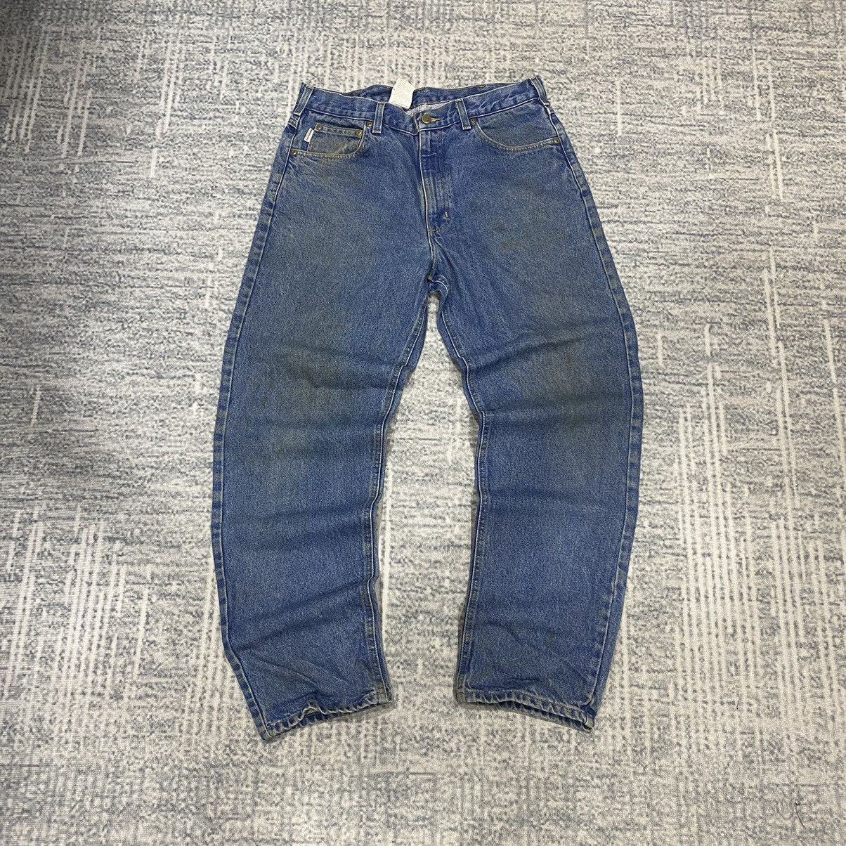 Carhartt × Vintage Sick☠️ Carhartt Workwear Denim Jeans 90s Size US 35 - 2 Thumbnail