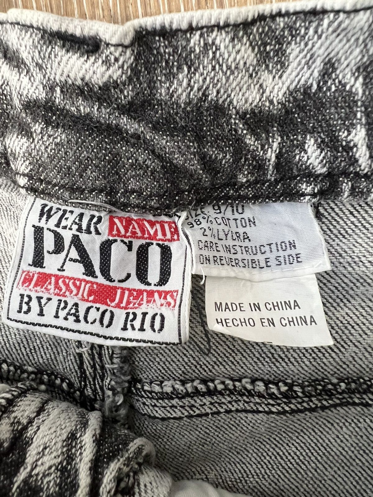 Vintage Vintage y2k womens Paco Rio denim shorts Size 26" / US 2 / IT 38 - 3 Thumbnail