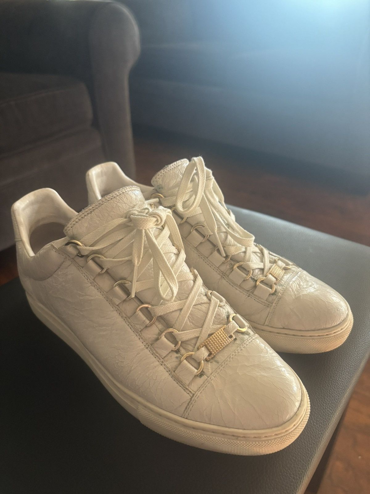 Balenciaga Balenciaga Arena Lows White Size US 5.5 / EU 38 - 1 Thumbnail