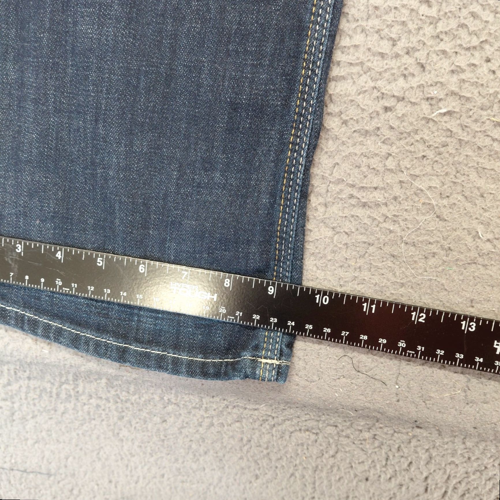 Vintage Maurices Jeans Womens 7/8 Reg Blue Denim Morgan BootCut Whiskered Embroidered Jeans Size 28" / US 6 / IT 42 - 5 Thumbnail