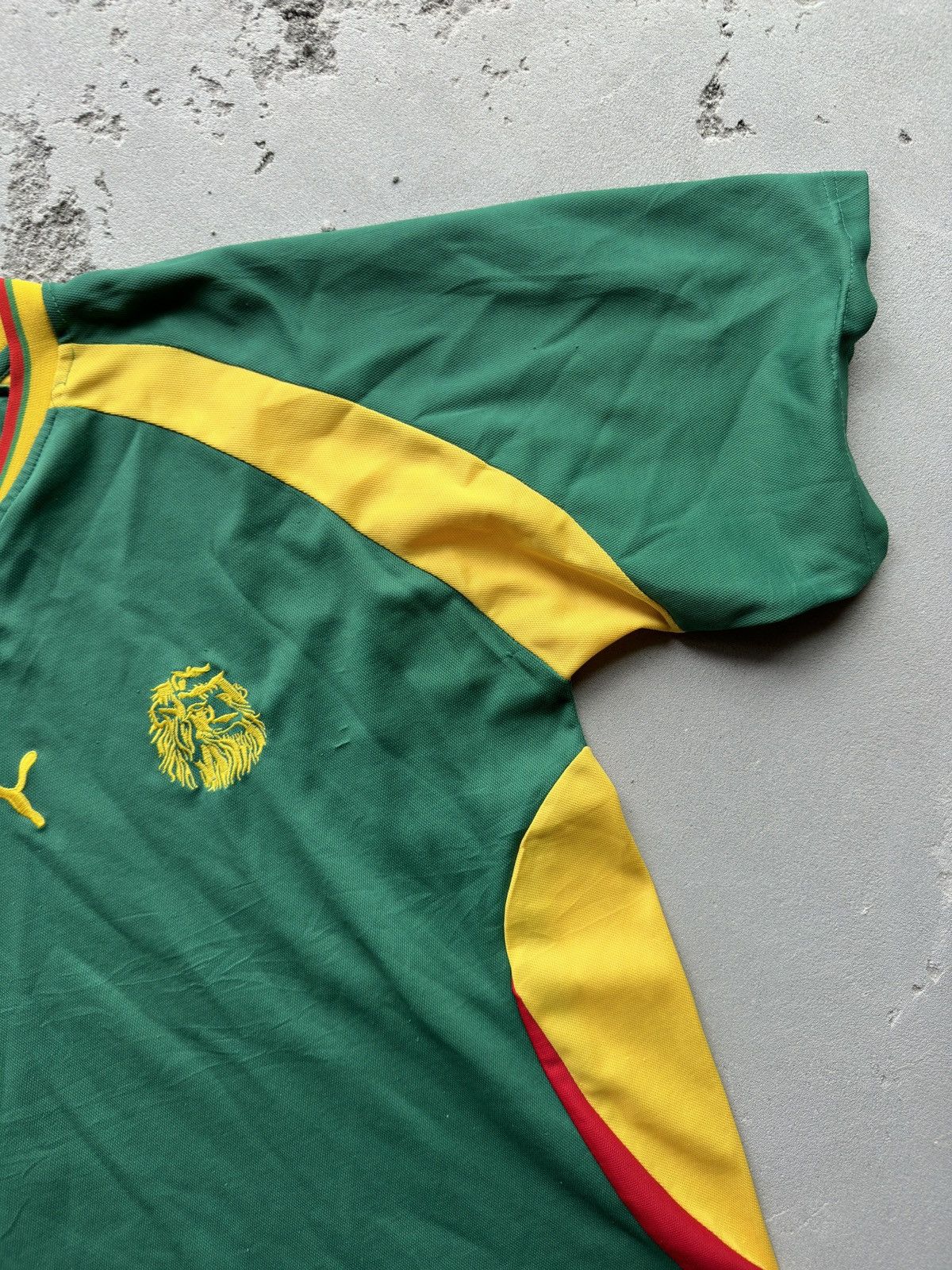 Puma Puma 2000-02 Cameroon Home Soccer Jersey Size US XL / EU 56 / 4 - 4 Thumbnail