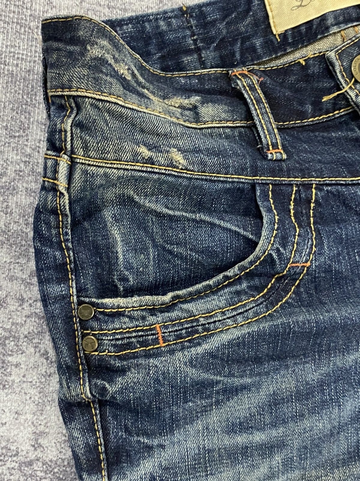 Japanese Brand y2k lolita jeans studded flared wash jeans Size US 30 / EU 46 - 6 Thumbnail