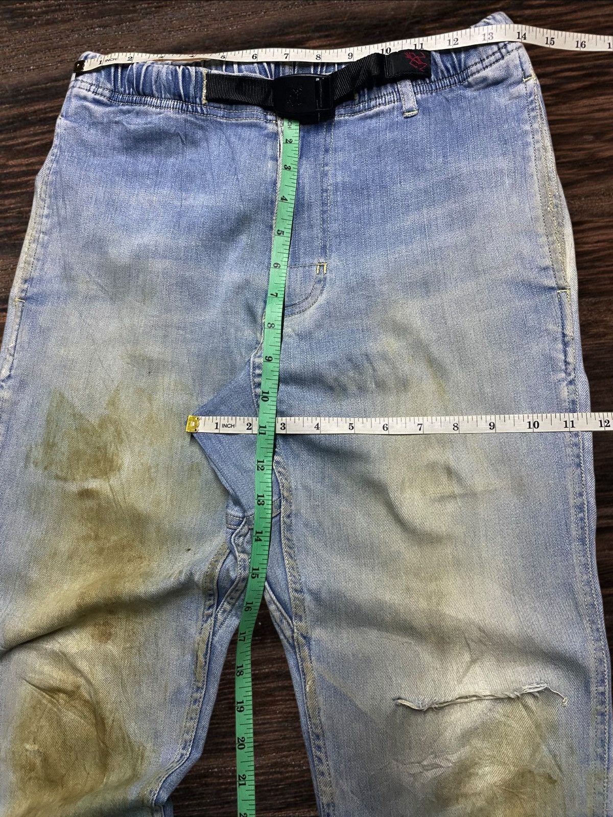 Gramicci Vintage gramicci Pants With Belt Slim Blue Wash Slim Fits Size US 28 / EU 44 - 15 Thumbnail