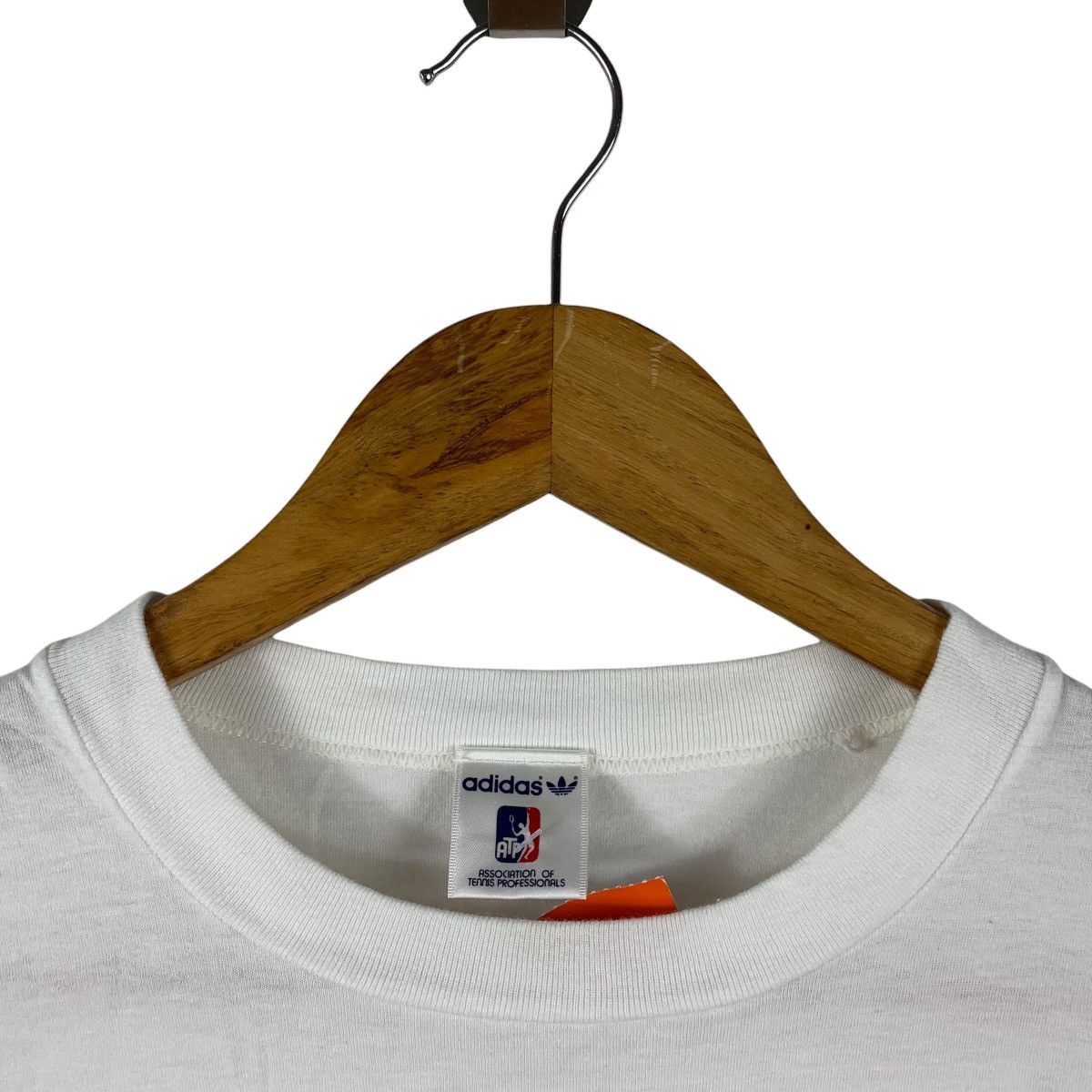 Adidas Vintage 90s ADIDAS tennis white tee shirt Size US L / EU 52-54 / 3 - 5 Thumbnail