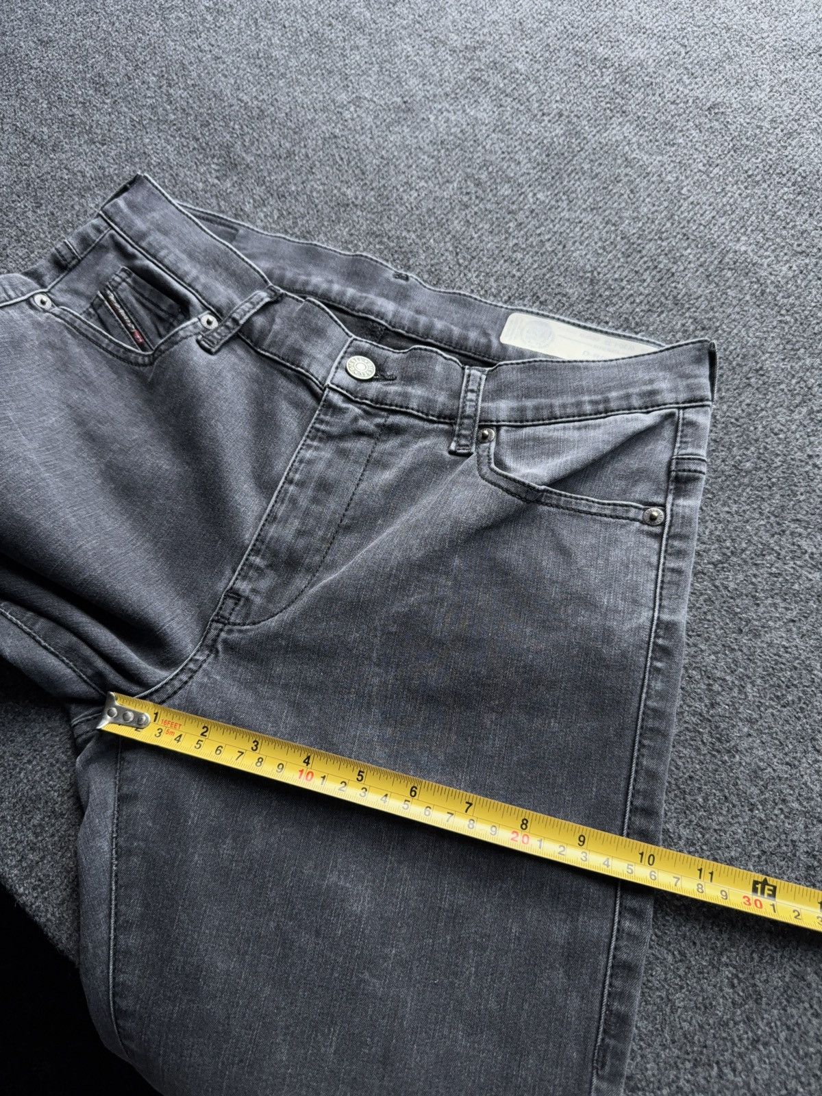 Diesel Luxury 00s Diesel D-Roisin Grey Wash Super Skinny Y2K Jeans Size 30" / US 8 / IT 44 - 24 Thumbnail