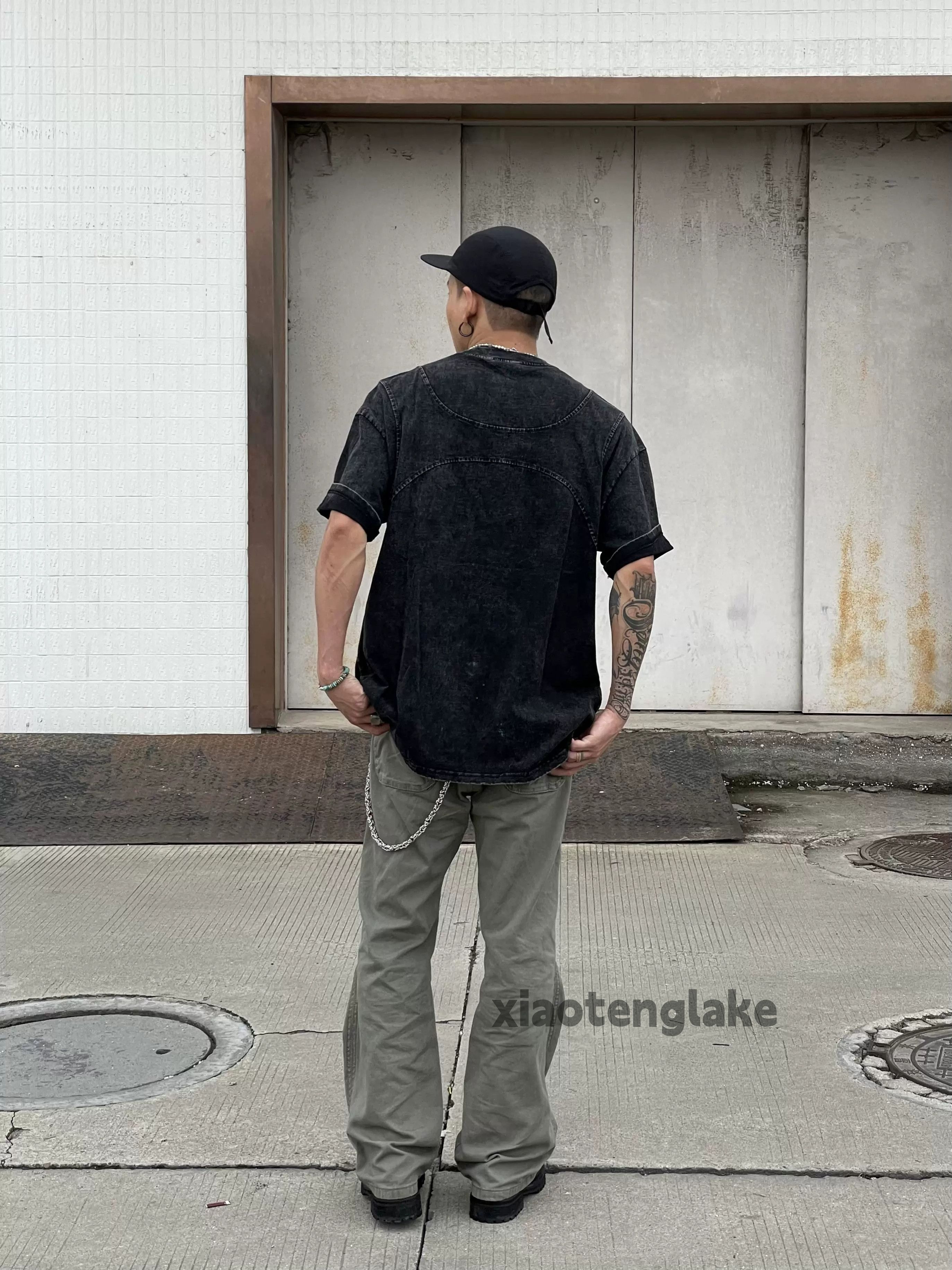 Designer × Japanese Brand × Vintage washed faded utility pleated loose baggy cargo pants Size US 32 / EU 48 - 3 Thumbnail