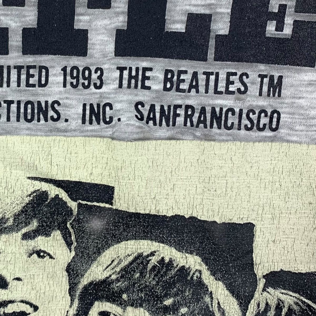 Vintage Vintage 90s THE BEATLES 1993 Apple Corps Limited Tshirt Size US XL / EU 56 / 4 - 4 Thumbnail