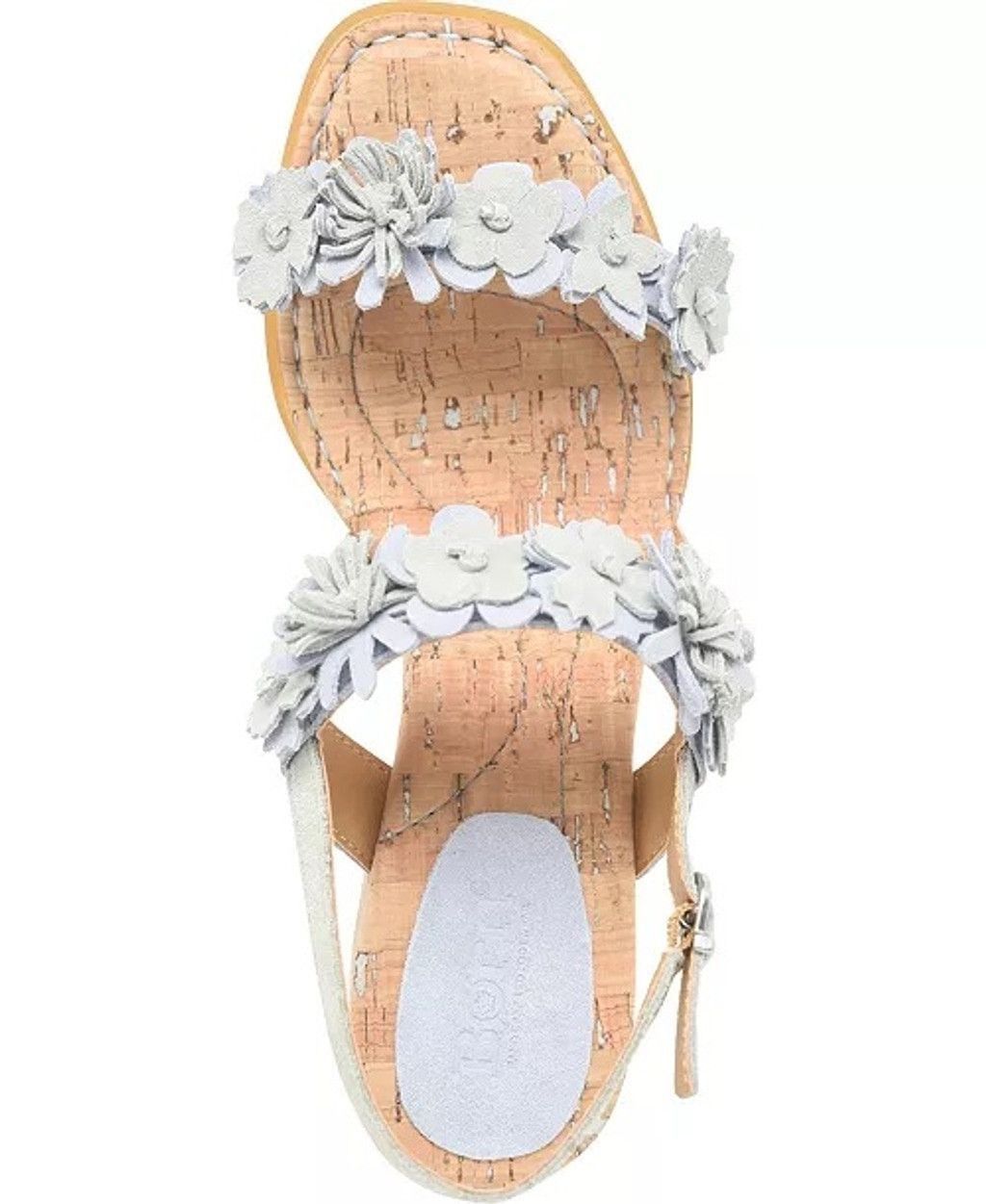 Born Born Women's Light Blue Floral Sandals Size 8 Size US 8 / IT 38 - 4 Thumbnail