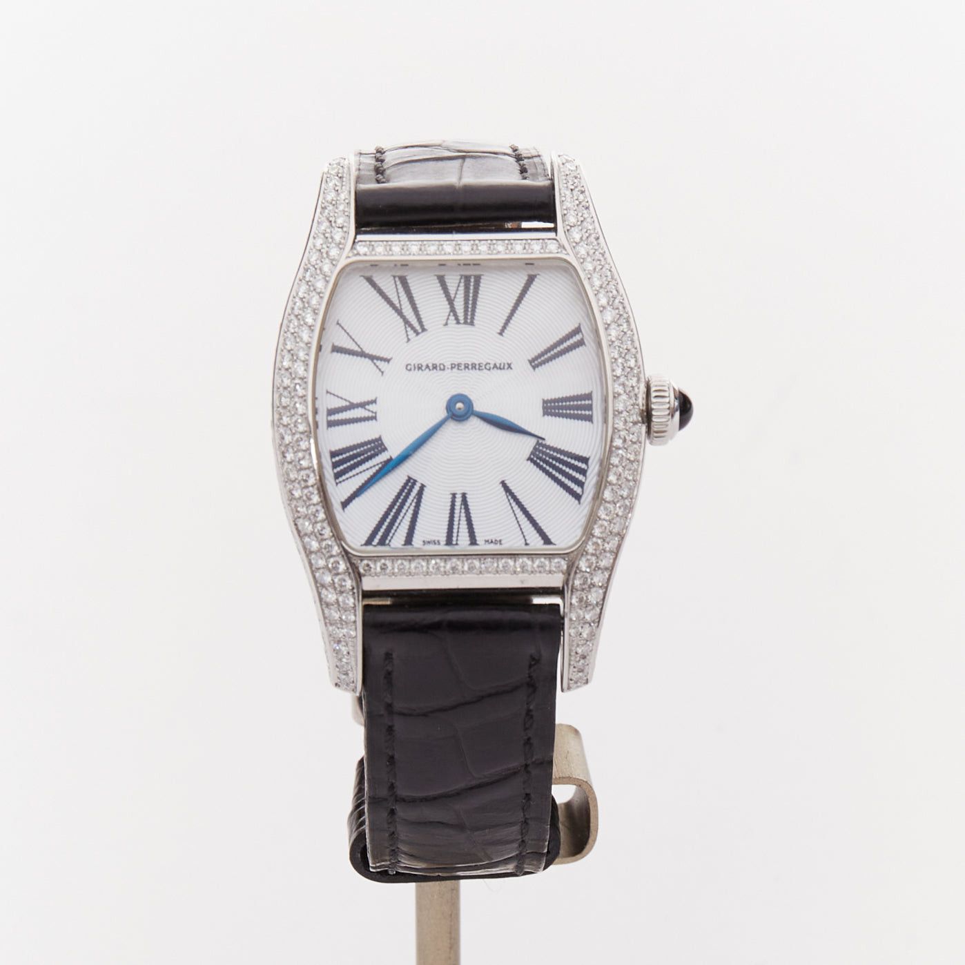Other GIRARD PERREGAUX Richeville diamond bezel steel case tonneau quartz watch Size ONE SIZE - 1 Thumbnail